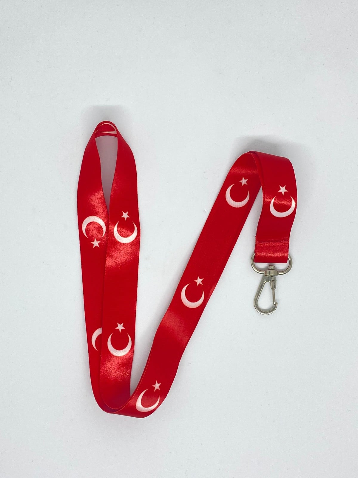 Türk Bayrağı Temalı Boyun İpi Kart Askısı 