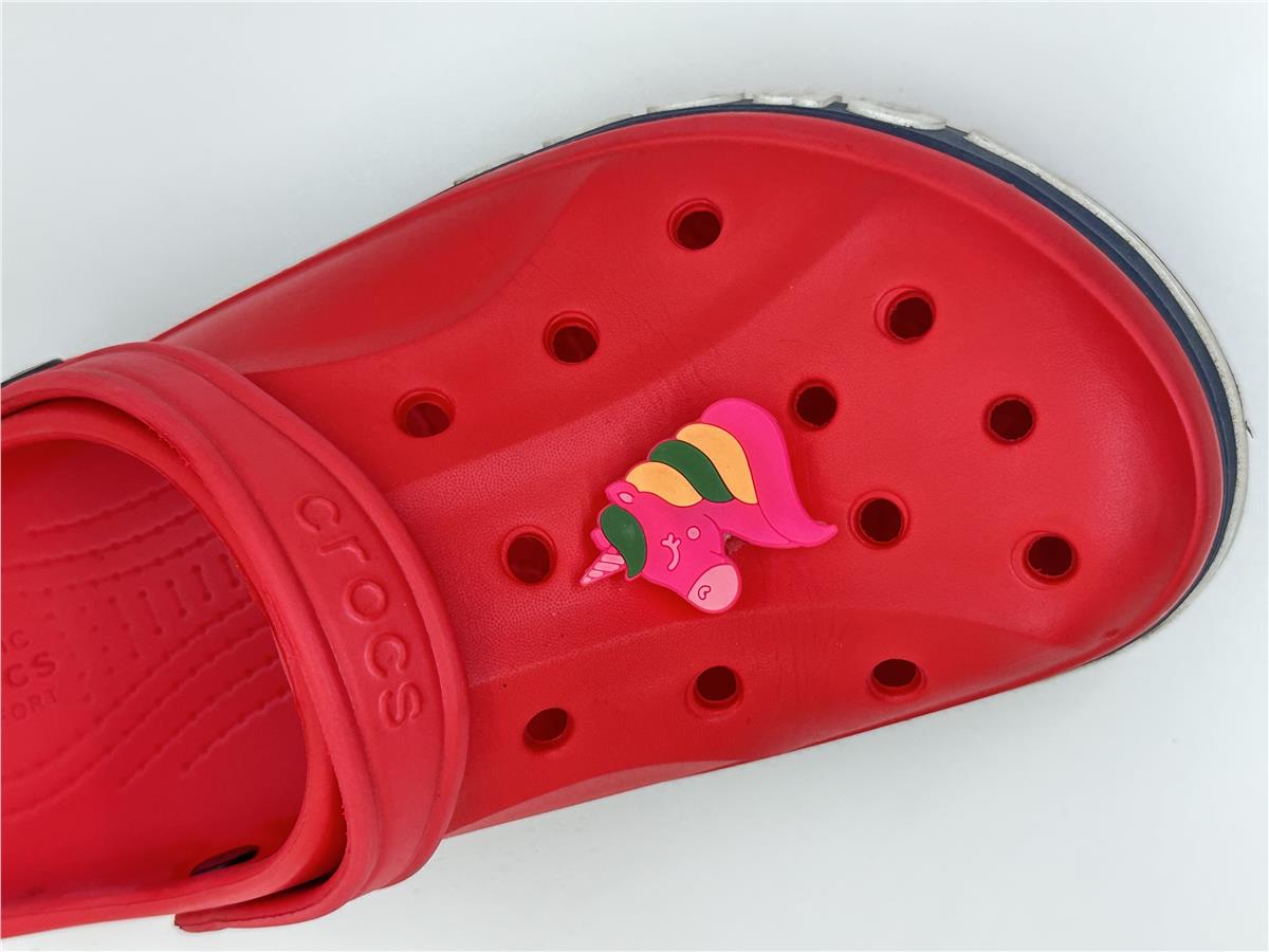 Unicorn Temalı Işıklı Jibbitz Crocs Terlik Süsü
