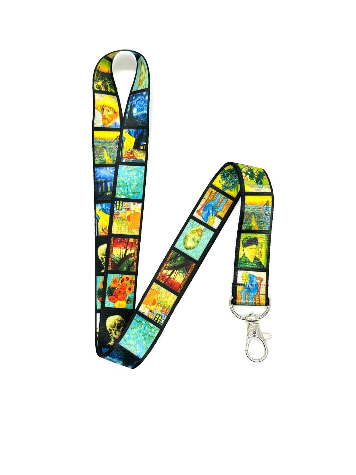 Van Gogh Karışık Tablo Temalı Boyun İpi Kart Askısı
