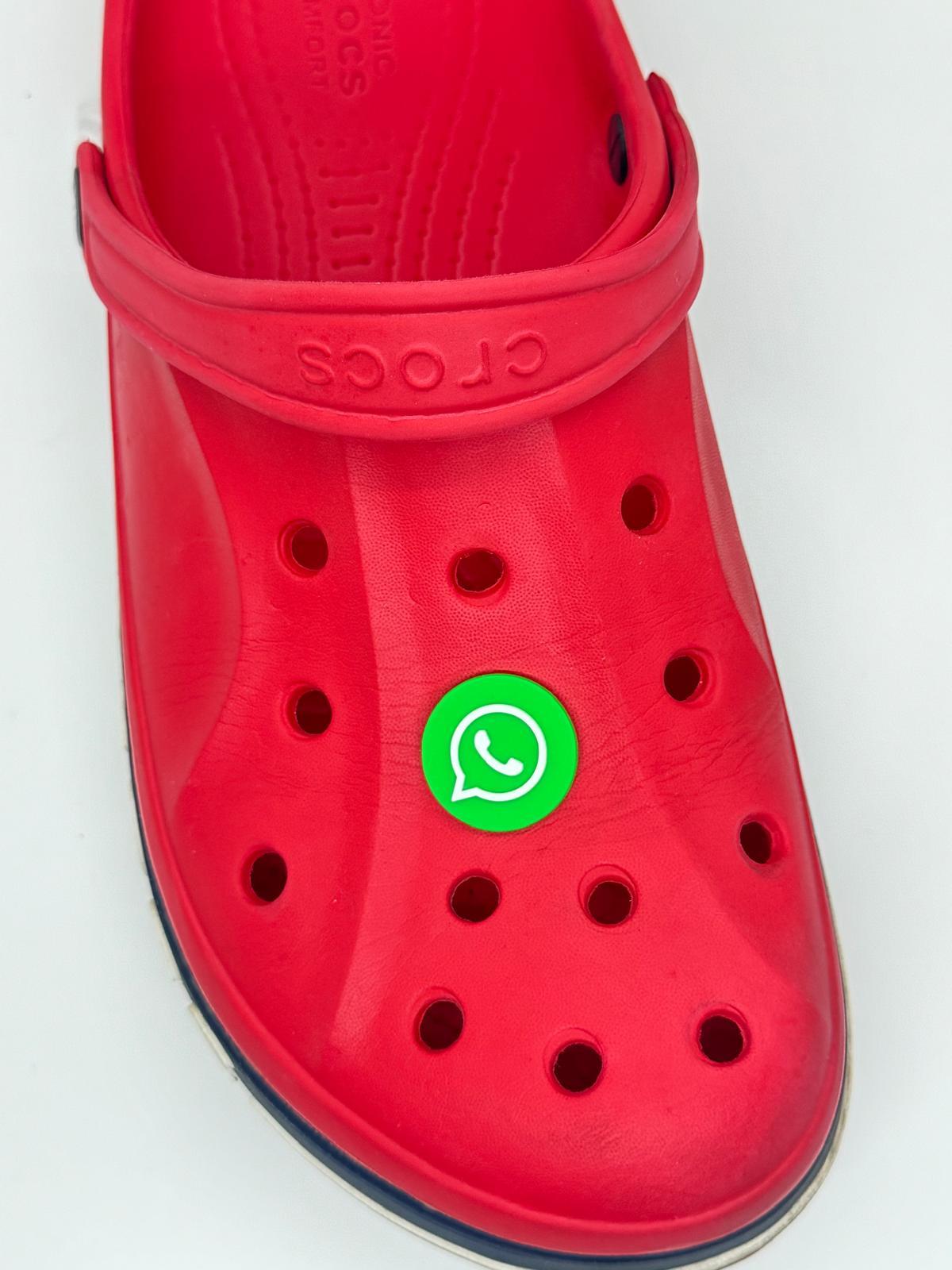 WhatsApp Temalı Temalı Jibbitz Crocs Terlik Süsü