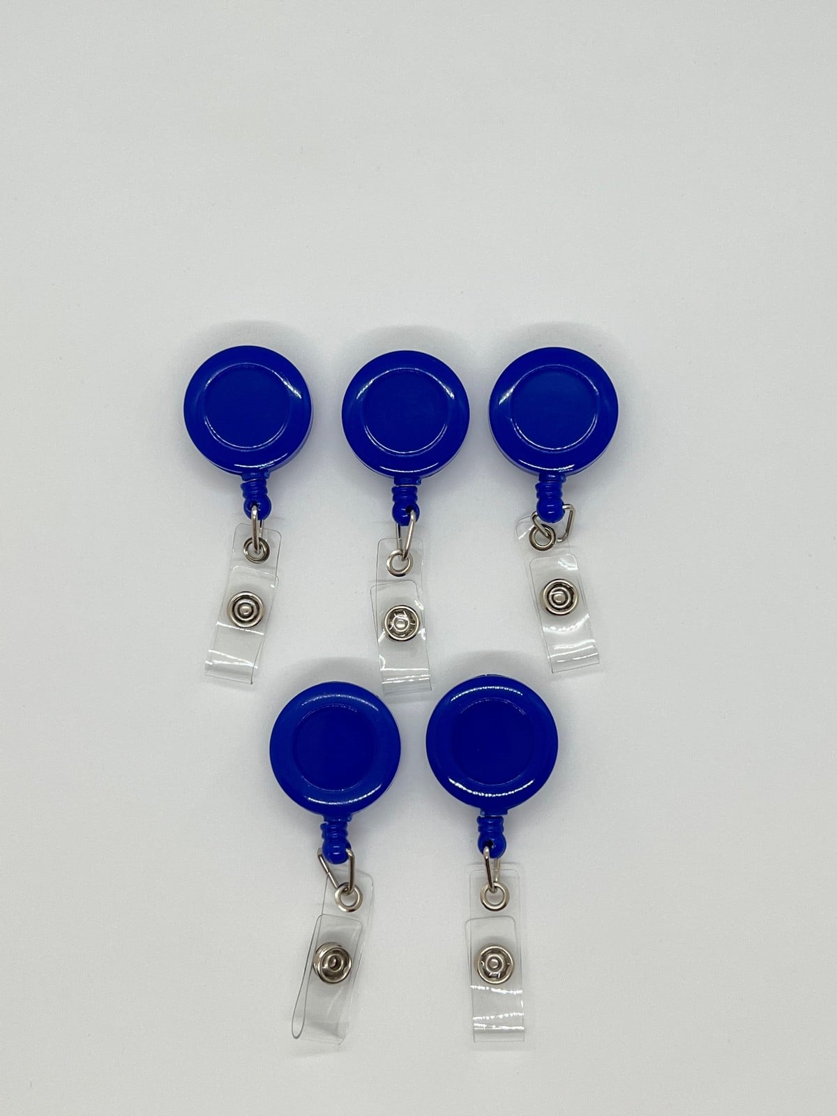 5 Adet Mavi Plastik Yoyo Kart Tutucu