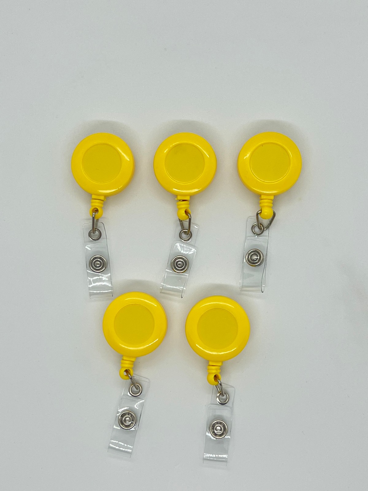 5 Adet Sarı Plastik Yoyo Kart Tutucu