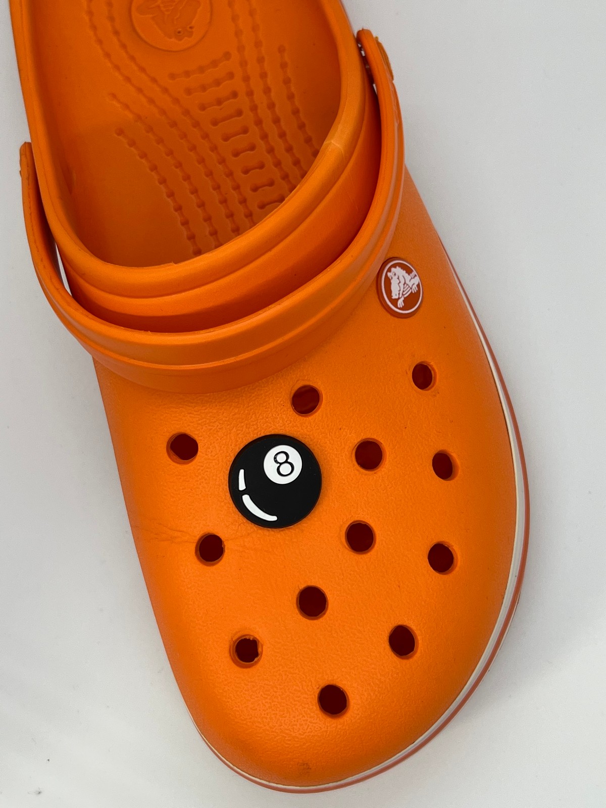8 Numaralı Bilardo Topu Temalı Temalı Jibbitz Crocs Terlik Süsü 