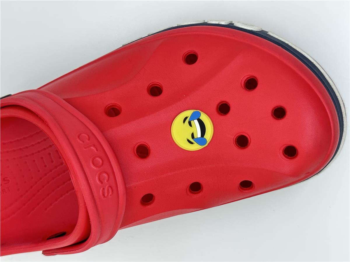 Ağlayan Gülücük Emojisi Temalı Jibbitz Crocs Terlik Süsü