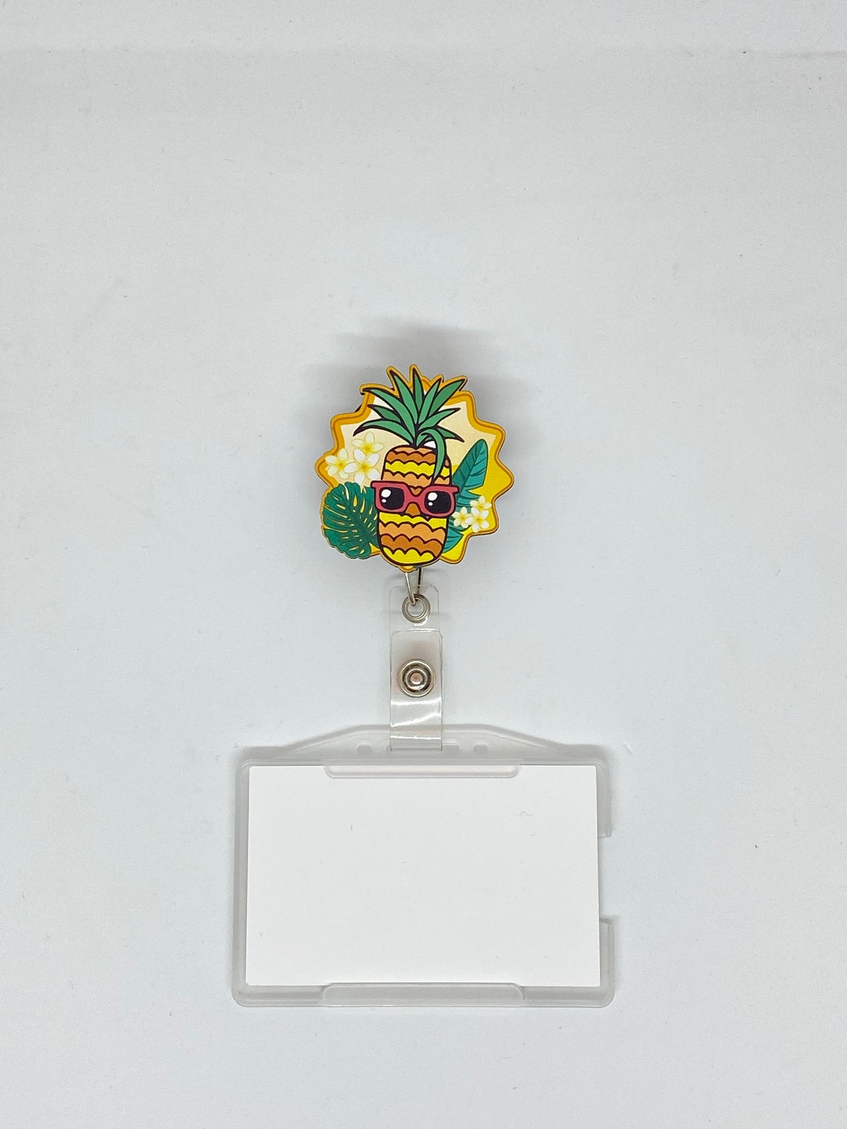 Ananas Temalı Yoyo Kartlık Yoyo Yaka Kartlığı
