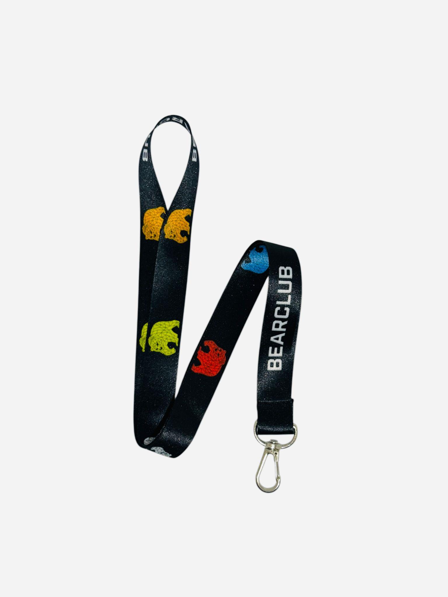Bear Club Renkli Ayı Logo Temalı Boyun İpi Kart Askısı