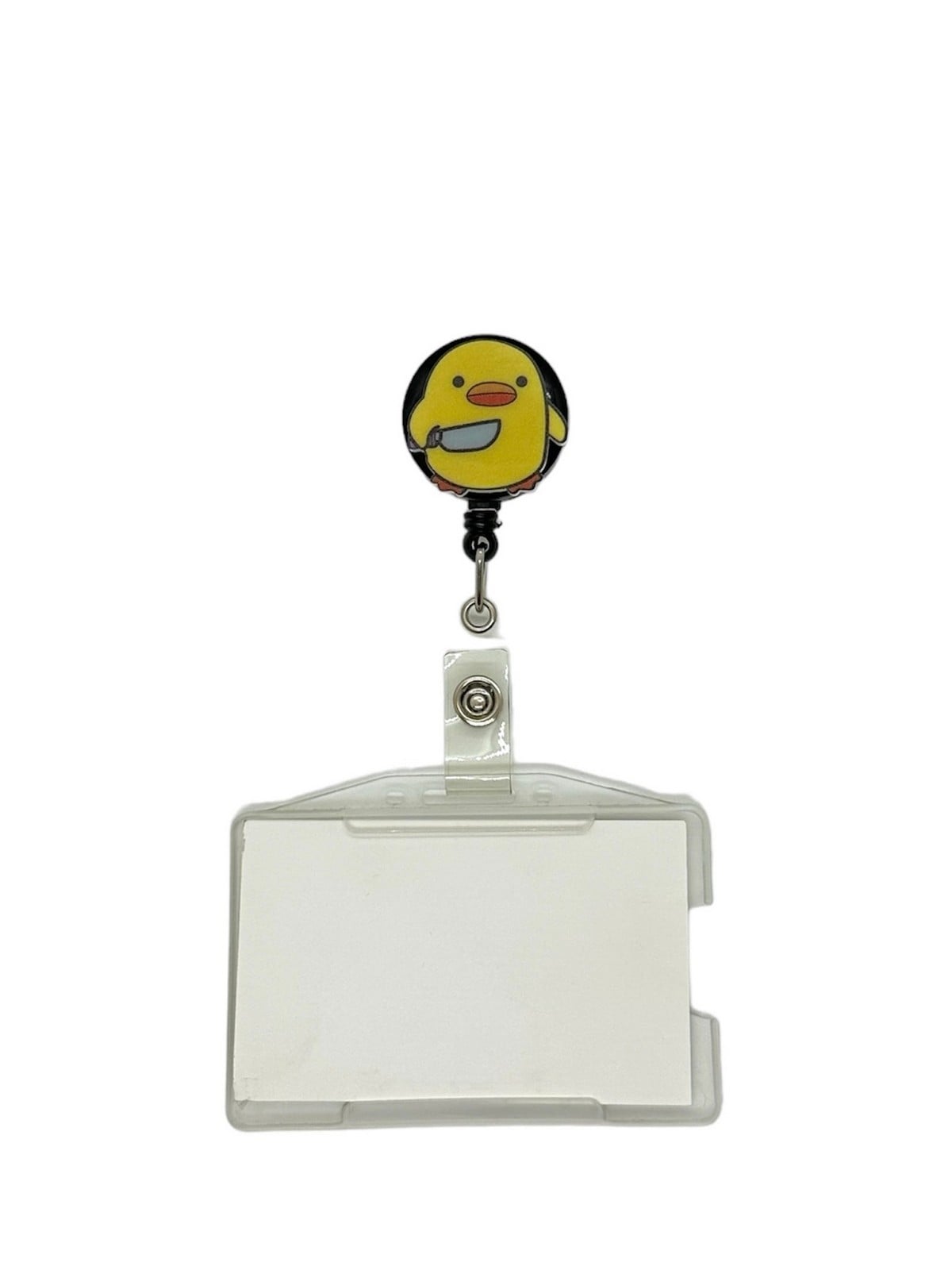 Belalı Civciv Temalı Pleksi Baskılı Yoyo Kartlık Yoyo Yaka Kartlığı