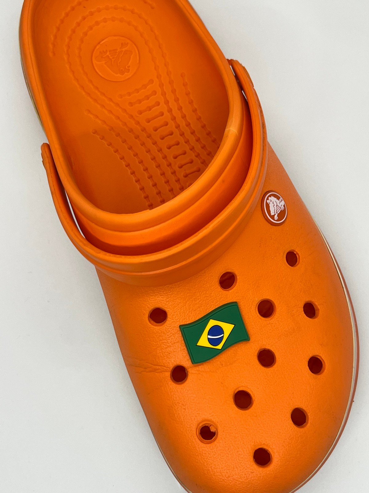 Brezilya Bayrak Temalı Temalı Jibbitz Crocs Terlik Süsü 