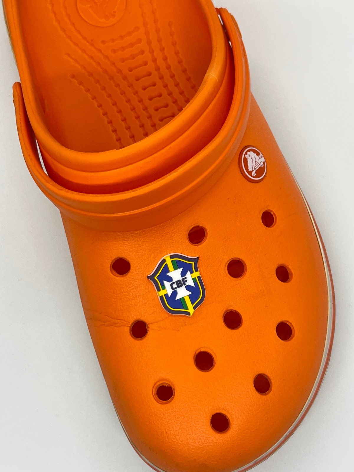 Brezilya Futbol Takım Logo Temalı Temalı Jibbitz Crocs Terlik Süsü 