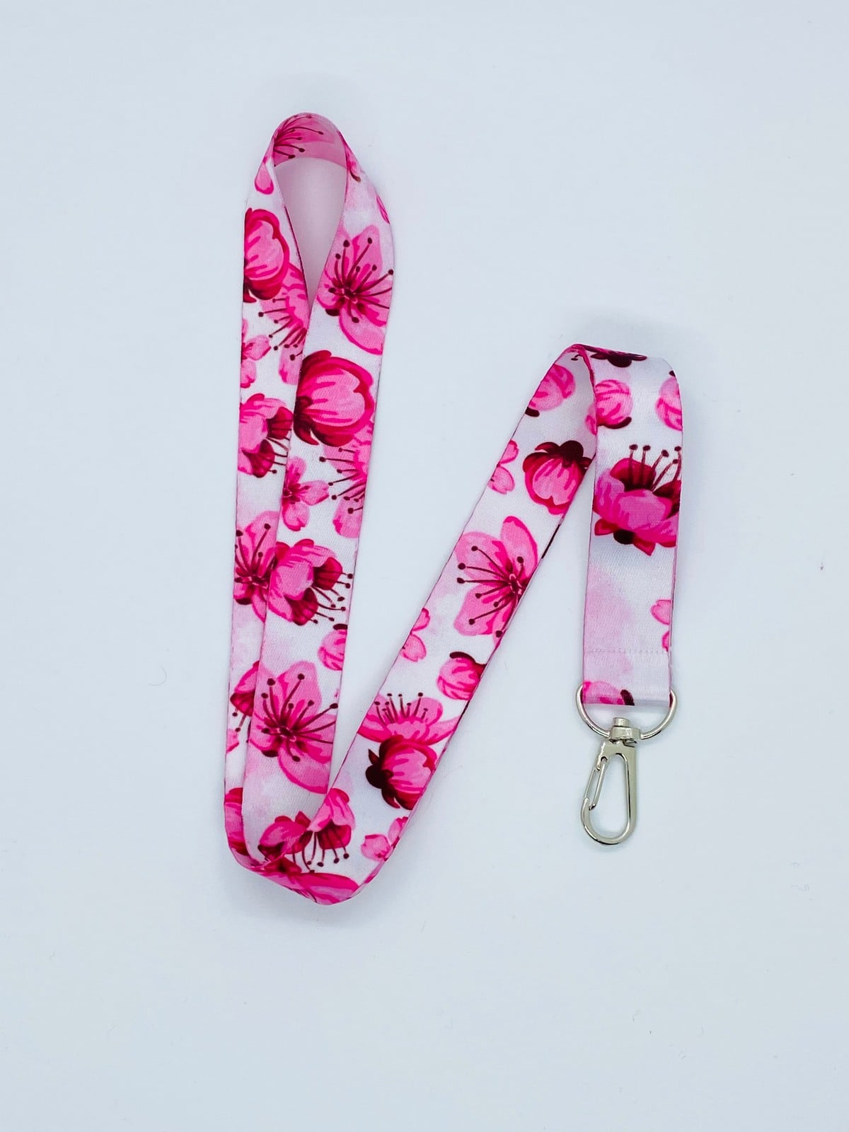 Çiçek Temalı Boyun İpi Kart Askısı 