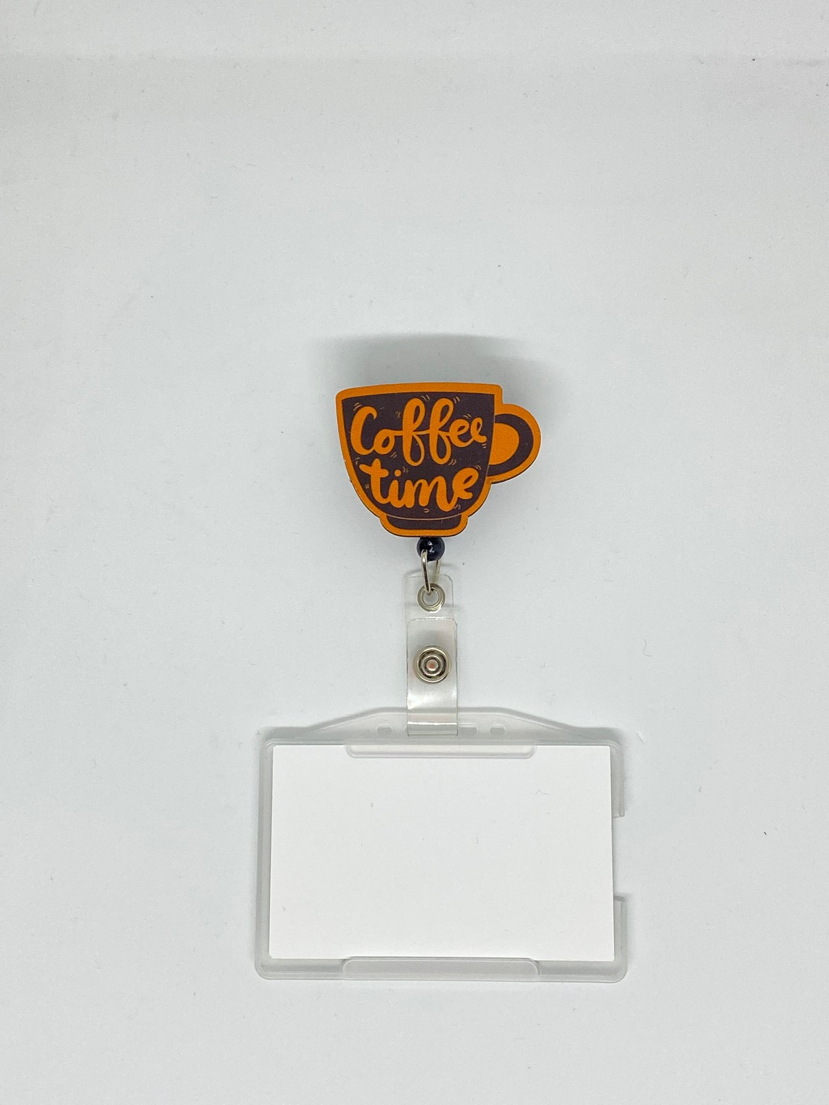 Coffee Time Temalı Yoyo Kartlık Yoyo Yaka Kartlığı