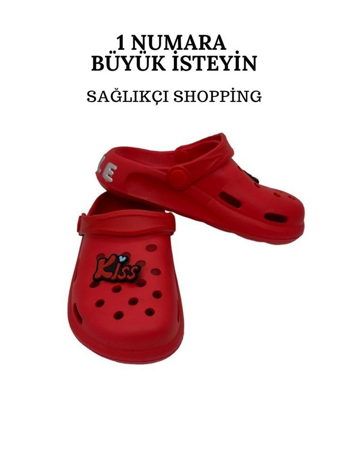 Crocs Tipi Çocuk Modeli Terlik Hastane Terliği Hemşire Doktor Aşçı Günlük Yazlık