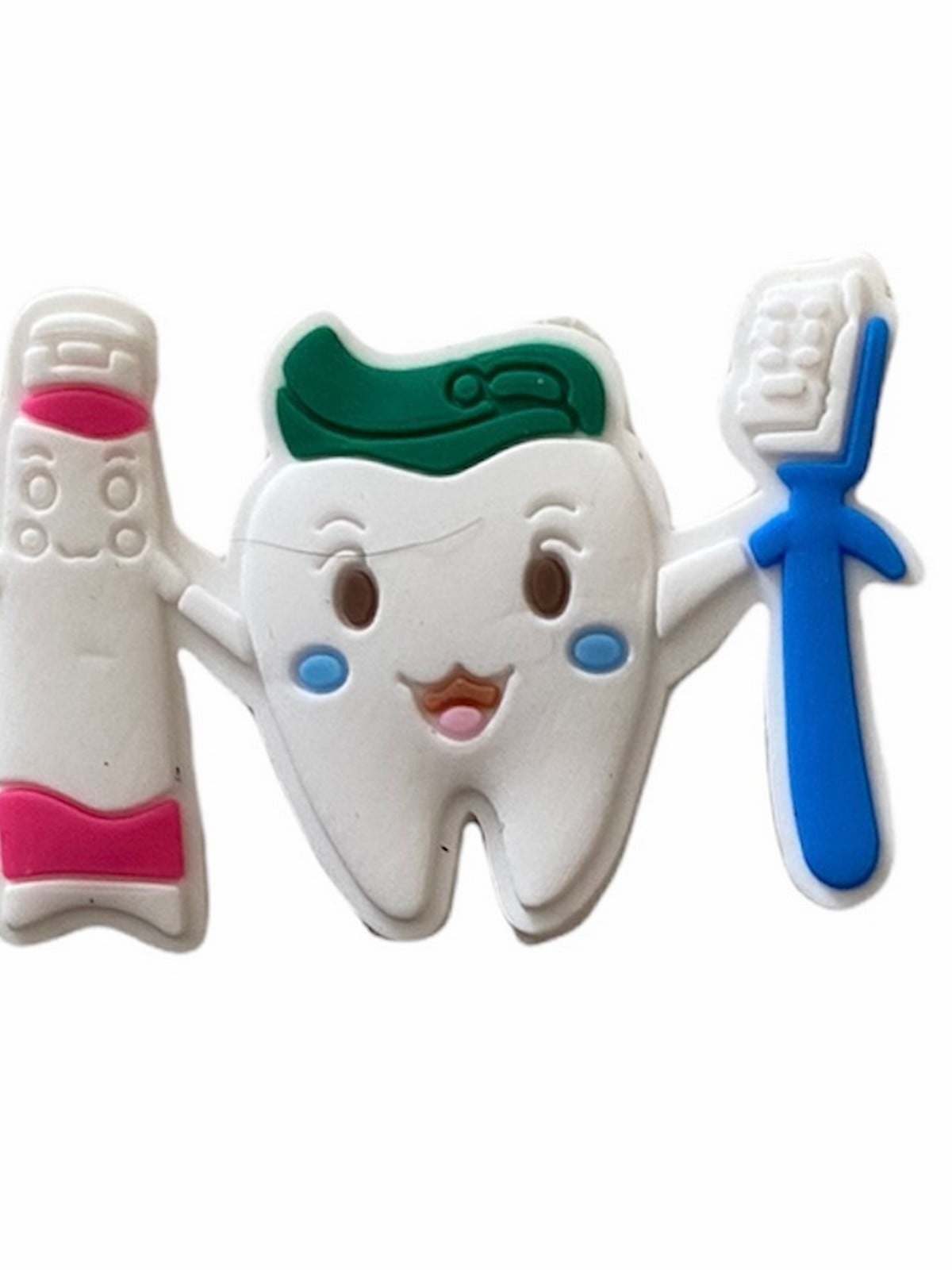 Diş Fırçalama Temalı Temalı Jibbitz Crocs Terlik Süsü