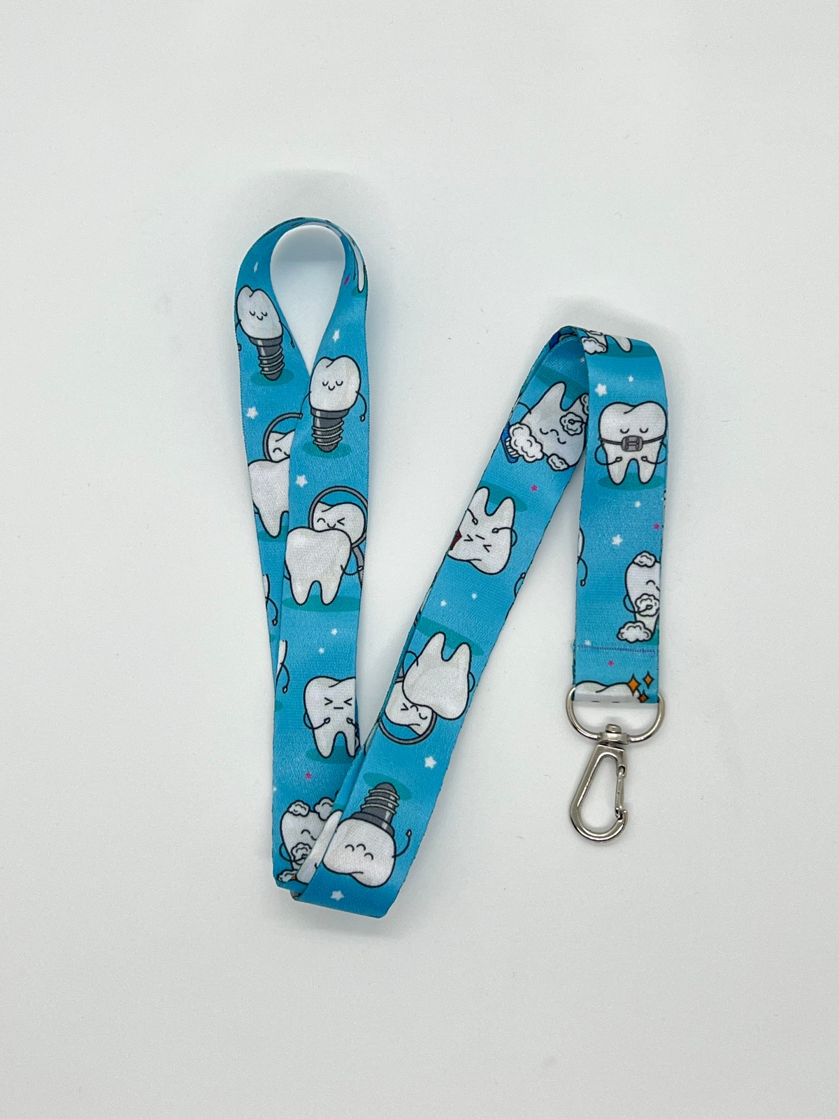 Diş Temalı Boyun İpi Kart Askısı 