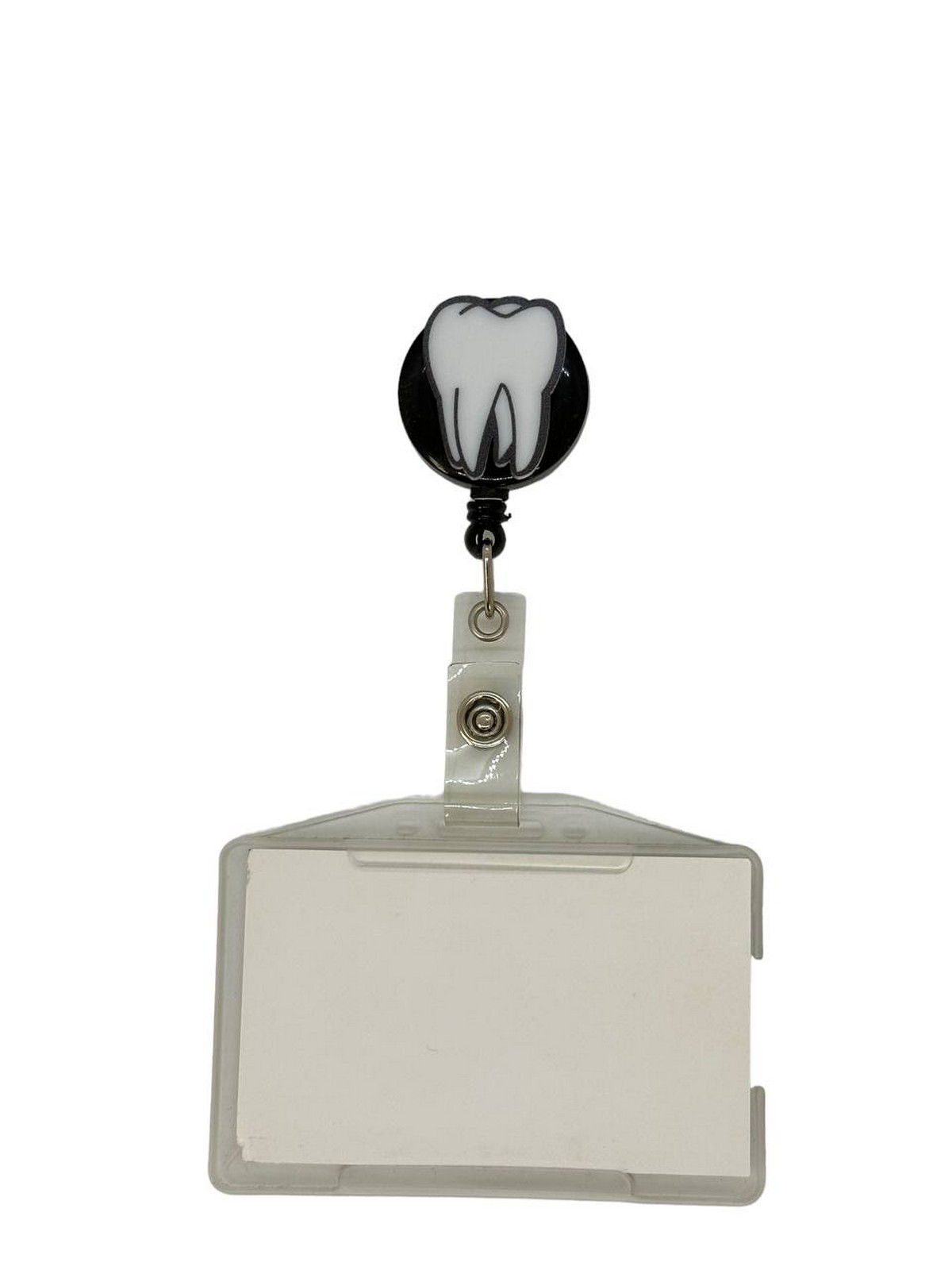 Diş Temalı Pleksi Baskılı Yoyo Kartlık Yoyo Yaka Kartlığı