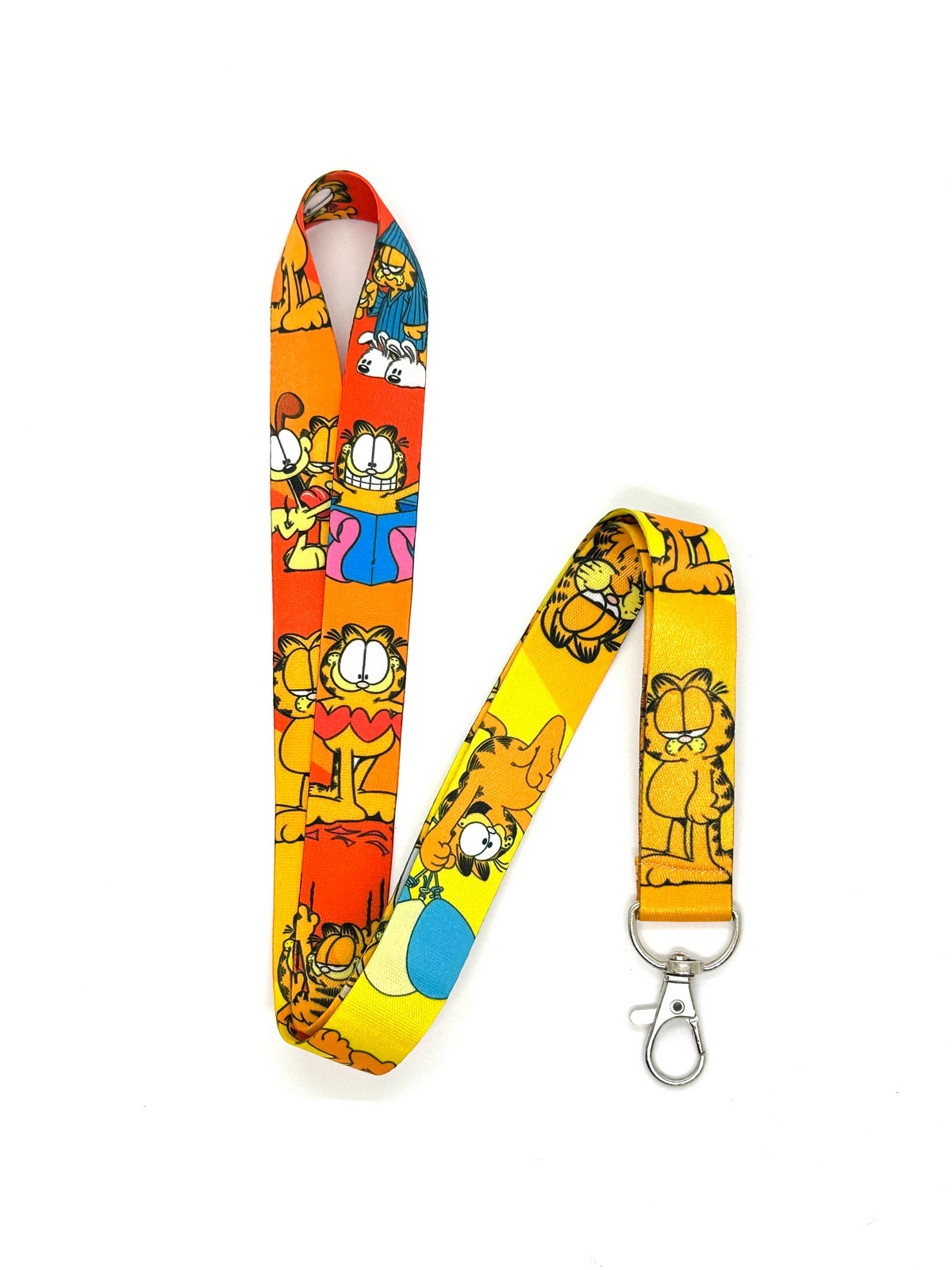 Garfield 2 Temalı Boyun İpi Kart Askısı