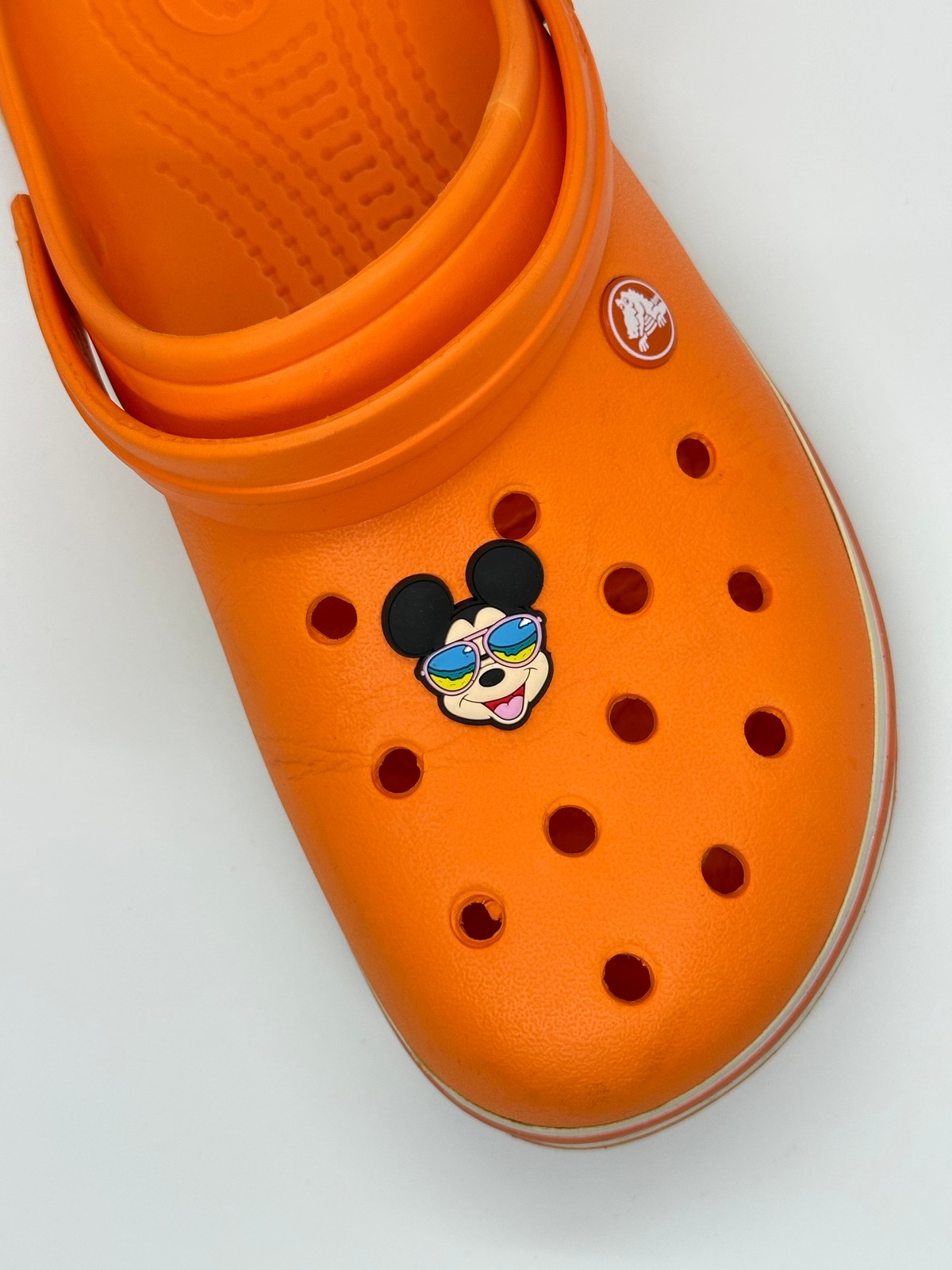 Gözlüklü Cool Mickey Mouse Temalı Temalı Jibbitz Crocs Terlik Süsü