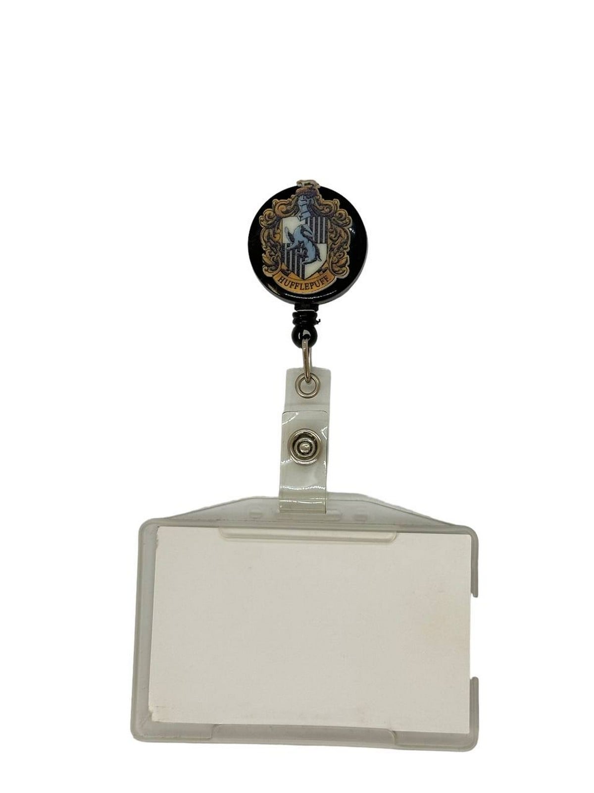 Harry Potter HufflePuff Temalı Pleksi Baskılı Yoyo Kartlık Yoyo Yaka Kartlığı