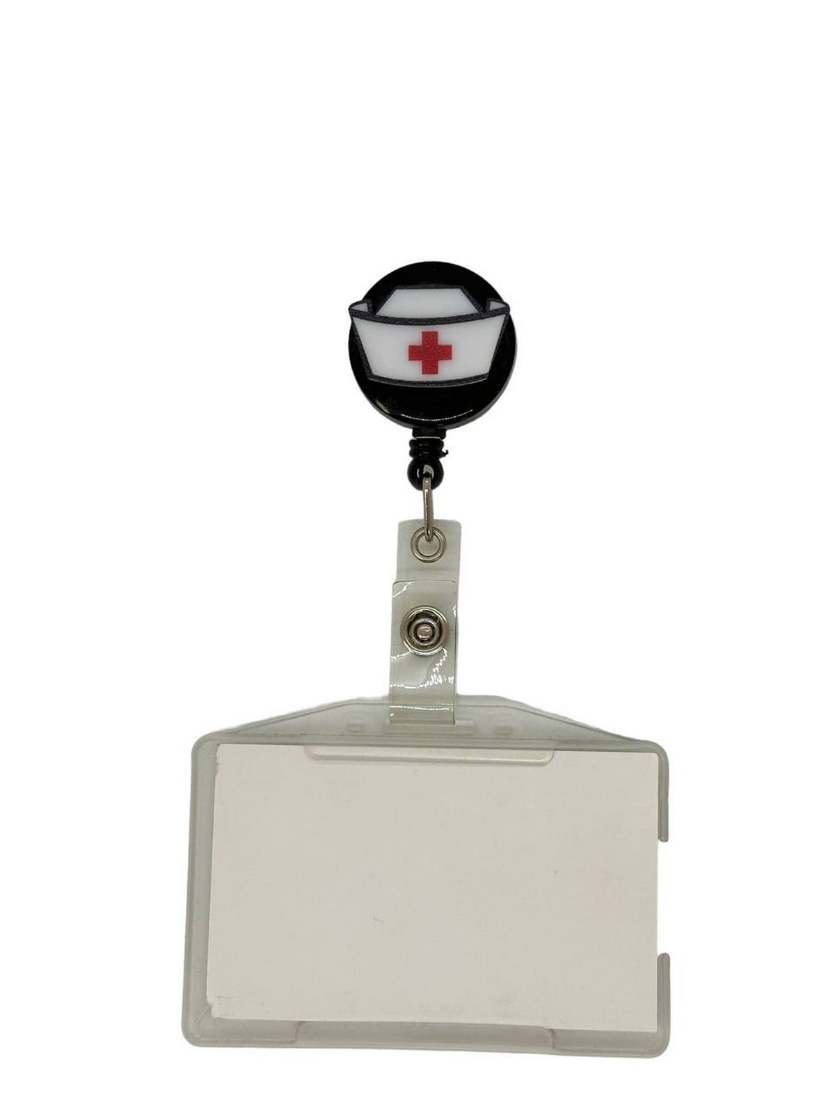 Hemşire Kep Temalı Pleksi Baskılı Yoyo Kartlık Yoyo Yaka Kartlığı