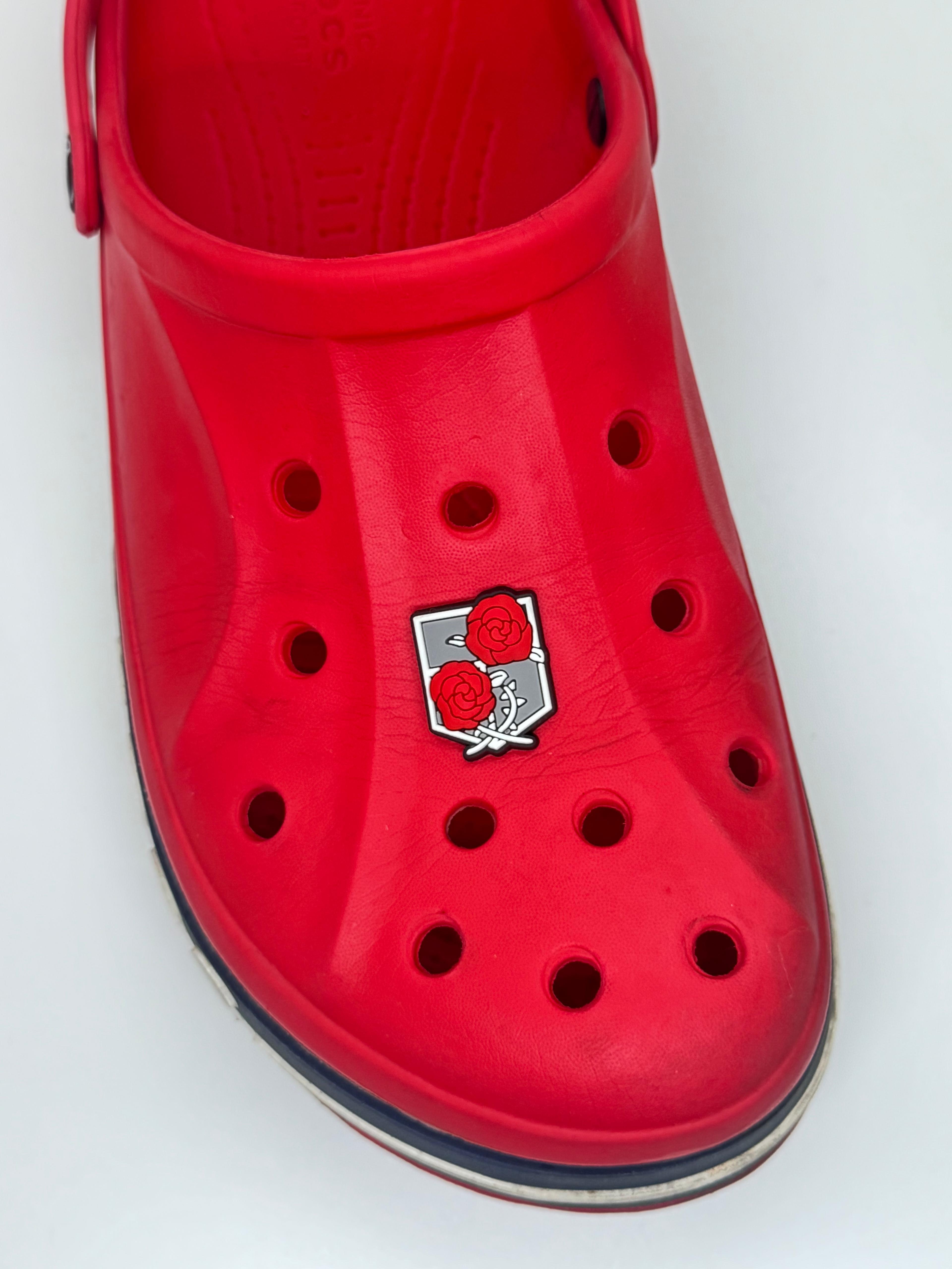 İkili Gül Temalı Jibbitz CrocsTerlik Süsü