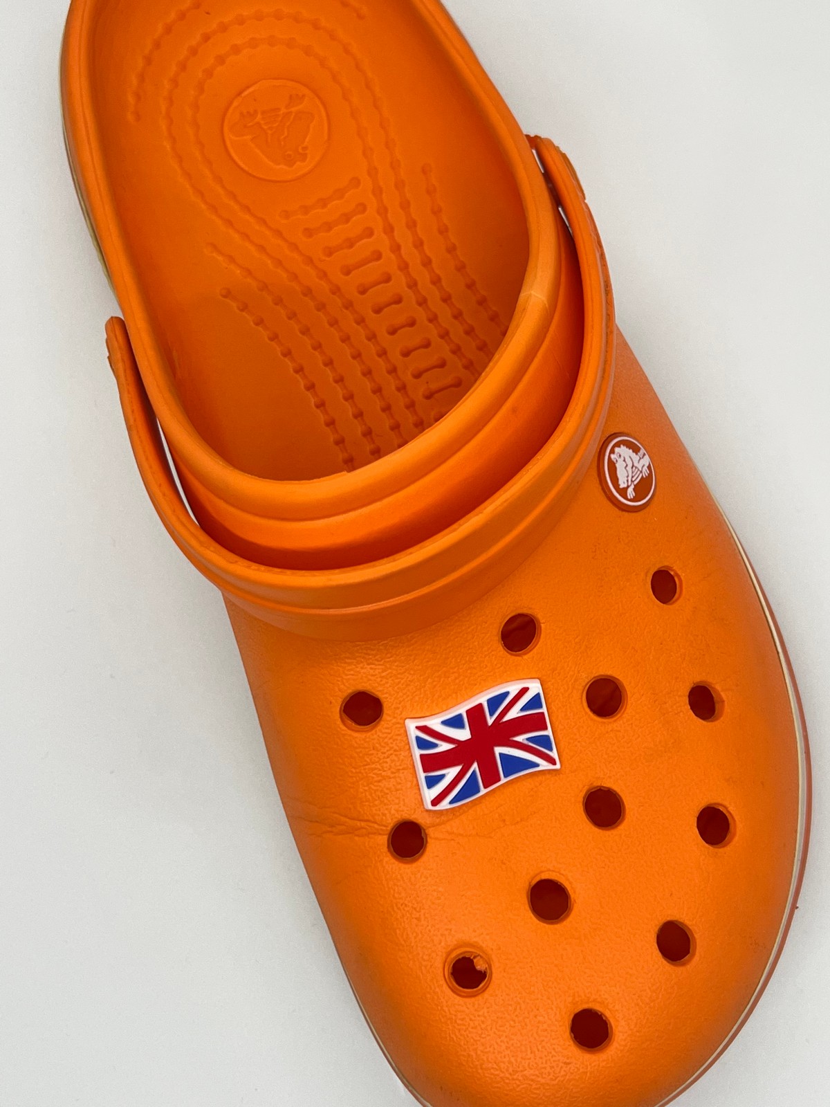 İngiltere Bayrak Temalı Temalı Jibbitz Crocs Terlik Süsü 