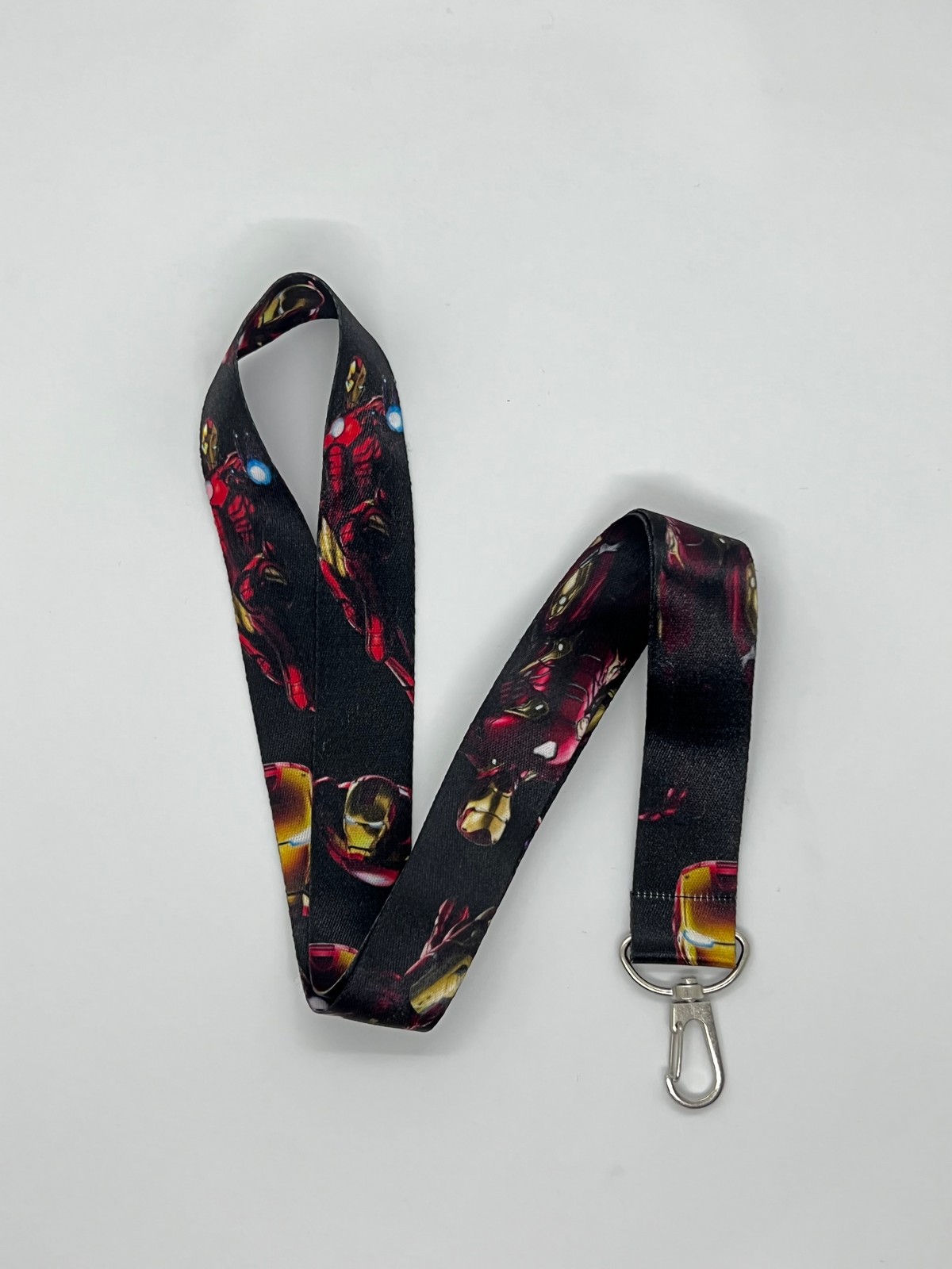 Ironman Temalı Boyun İpi Kart Askısı 