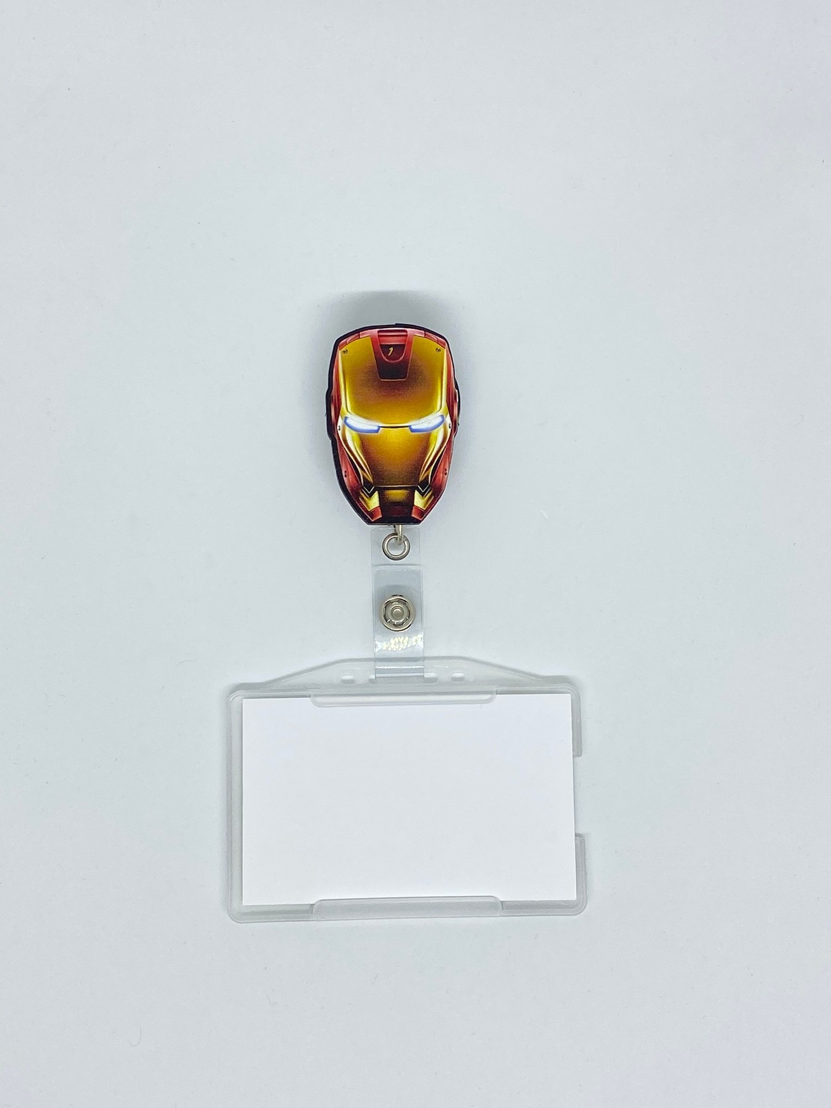 Ironman Temalı Yoyo Kartlık Yoyo Yaka Kartlığı