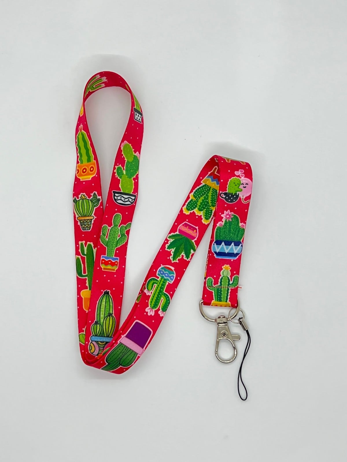 Kaktüs 2 Temalı Boyun İpi Kart Askısı 