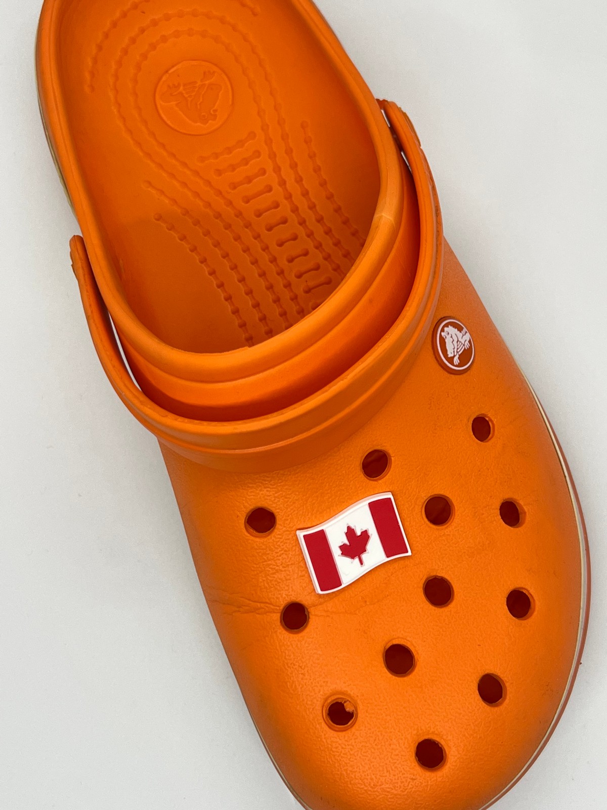 Kanada Bayrak Temalı Temalı Jibbitz Crocs Terlik Süsü 