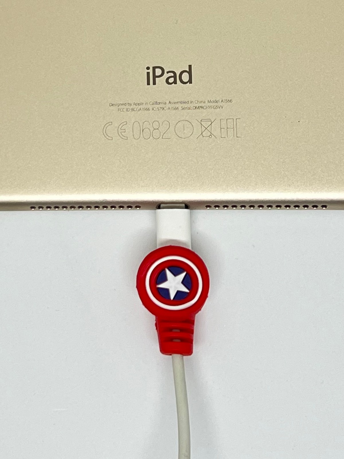 Kaptan Amerika Temalı Şarj Aleti Kablo Koruyucu 