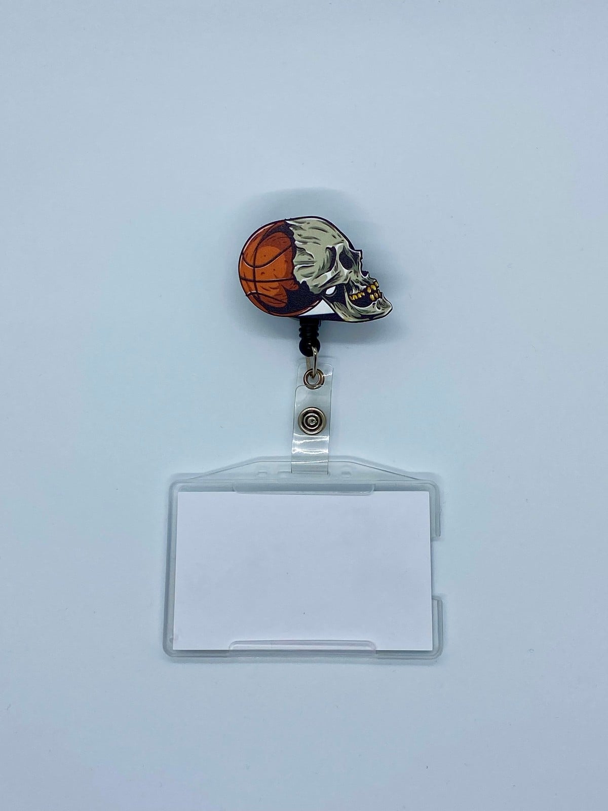 Kurukafalı Basket Topu Temalı Yoyo Kartlık Yoyo Yaka Kartlığı