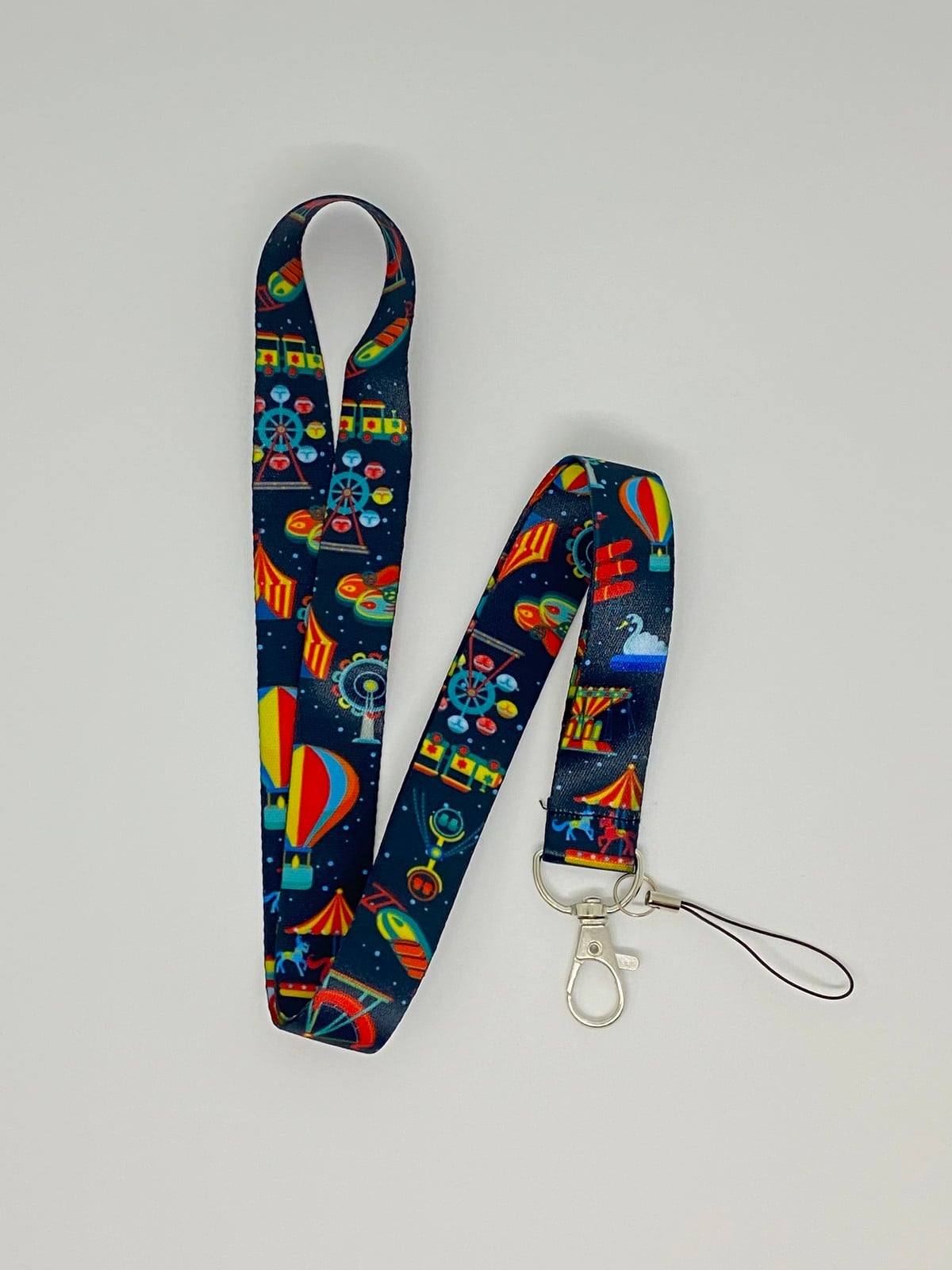 Lunapark Temalı Boyun İpi Kart Askısı