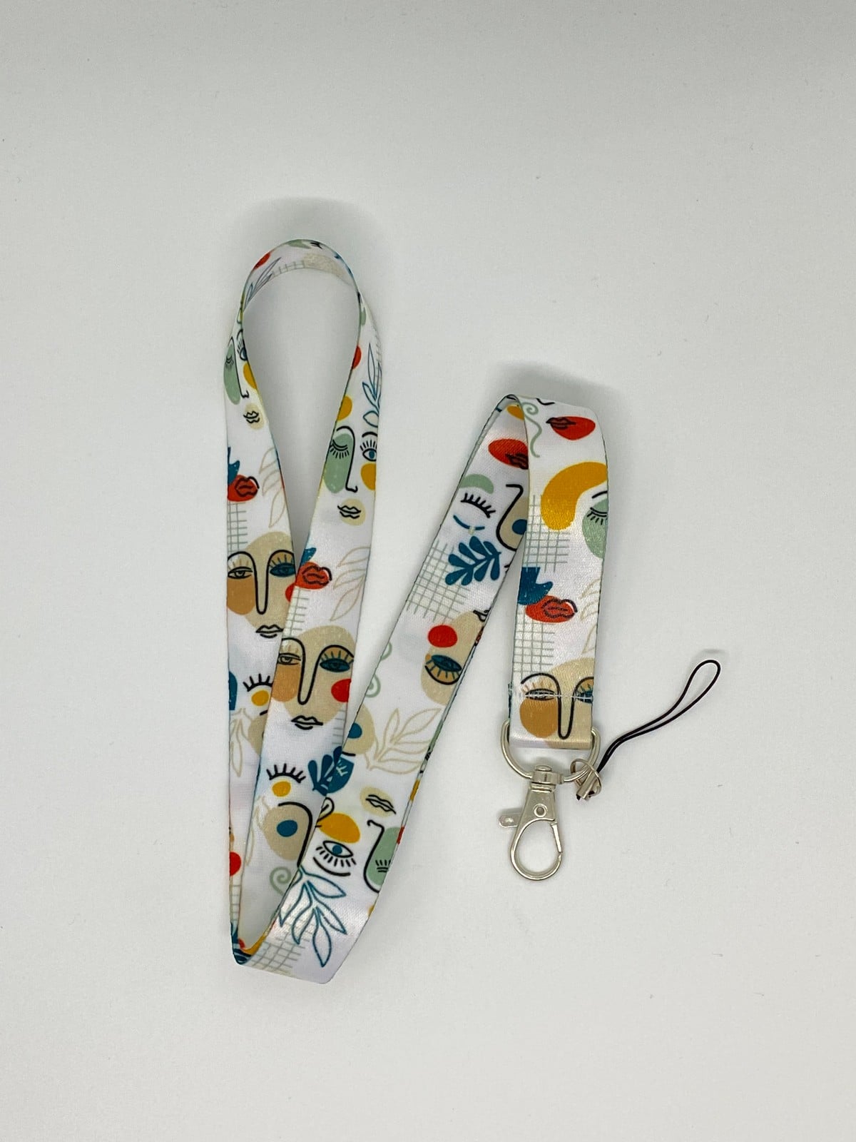 Maske Temalı Boyun İpi Kart Askısı