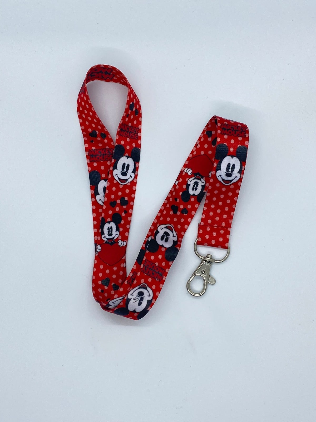 Mickey Mouse 5 Temalı Boyun İpi Kart Askısı 