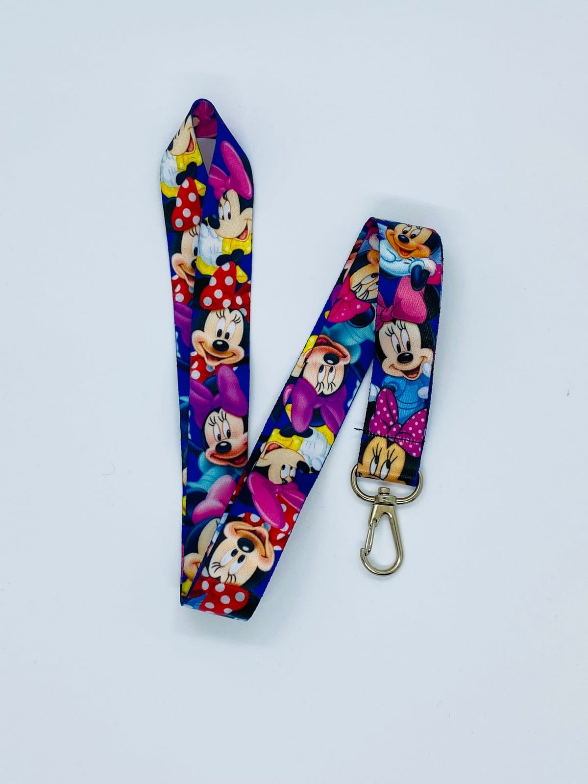 Minnie Mouse 2 Temalı Boyun İpi Kart Askısı 