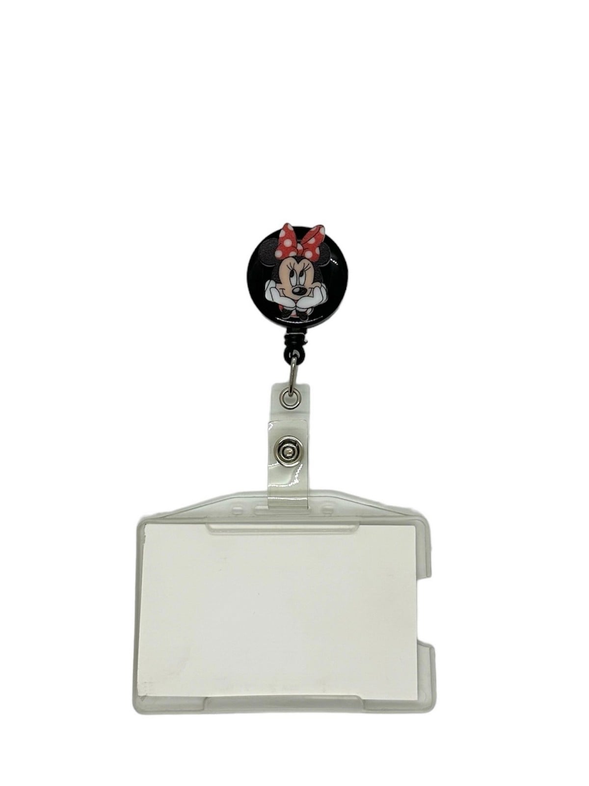 Minnie Mouse 4 Temalı Pleksi Baskılı Yoyo Kartlık Yoyo Yaka Kartlığı