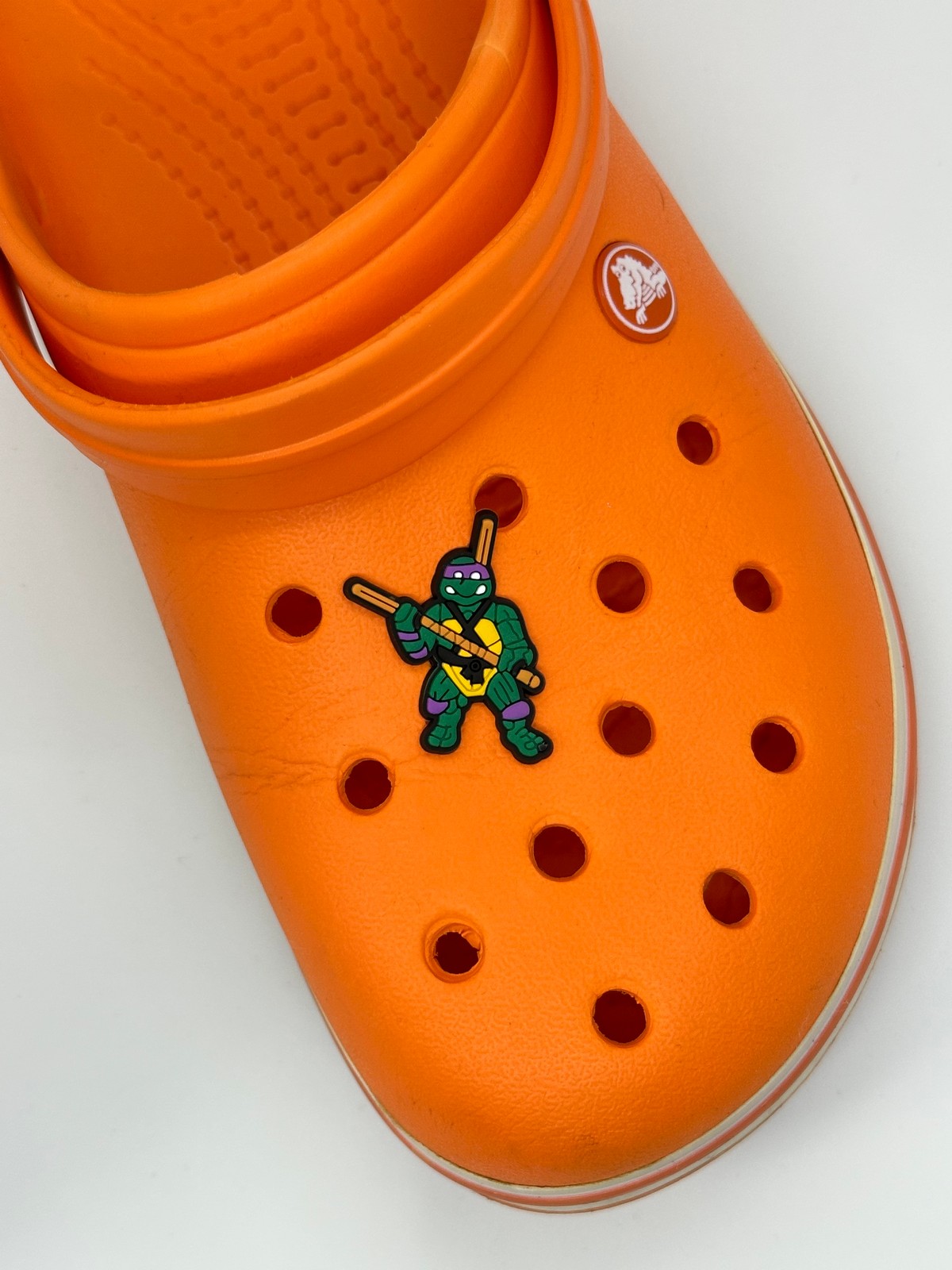 Ninja Kaplumbağalar Donatello Temalı Temalı Jibbitz Crocs Terlik Süsü 