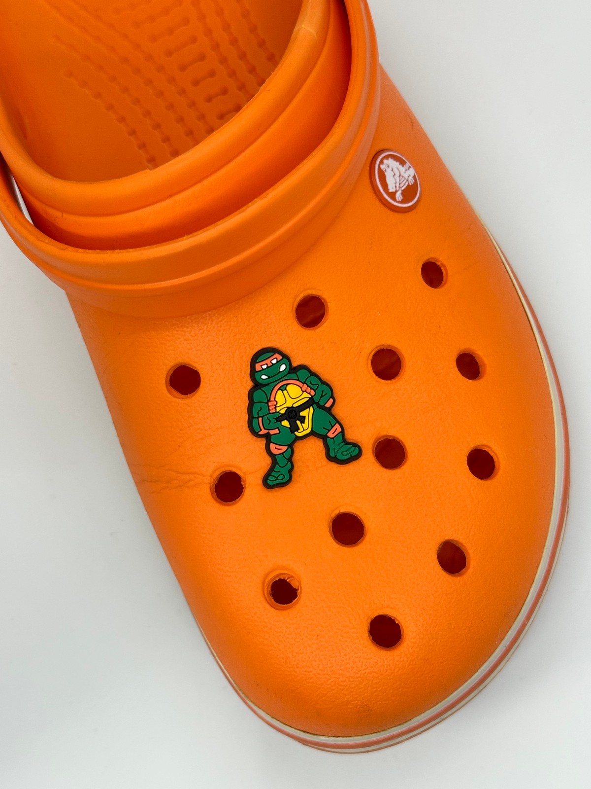 Ninja Kaplumbağalar Michelangelo Temalı Temalı Jibbitz Crocs Terlik Süsü 