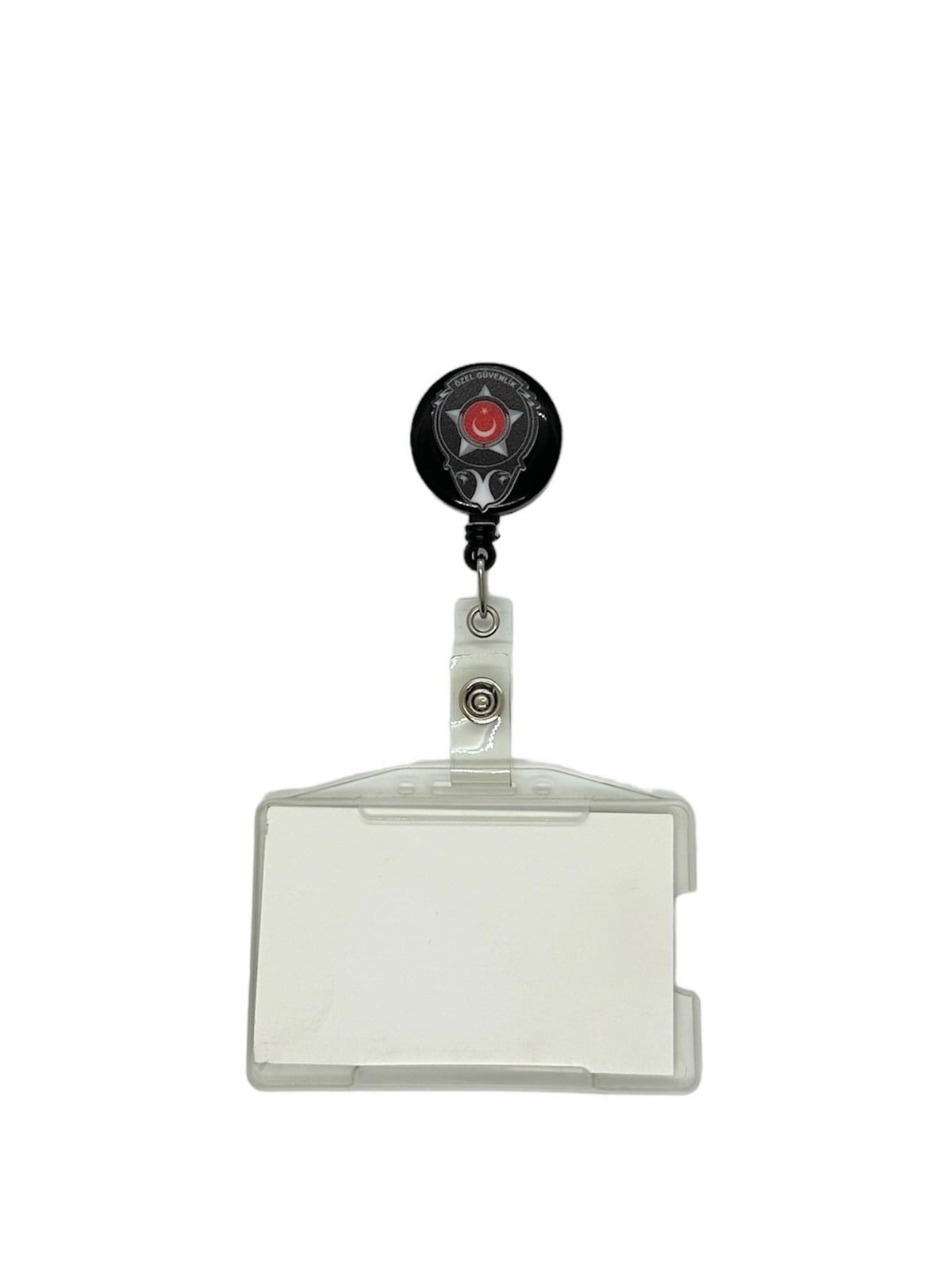 Özel Güvenlik Temalı Pleksi Baskılı Yoyo Kartlık Yoyo Yaka Kartlığı