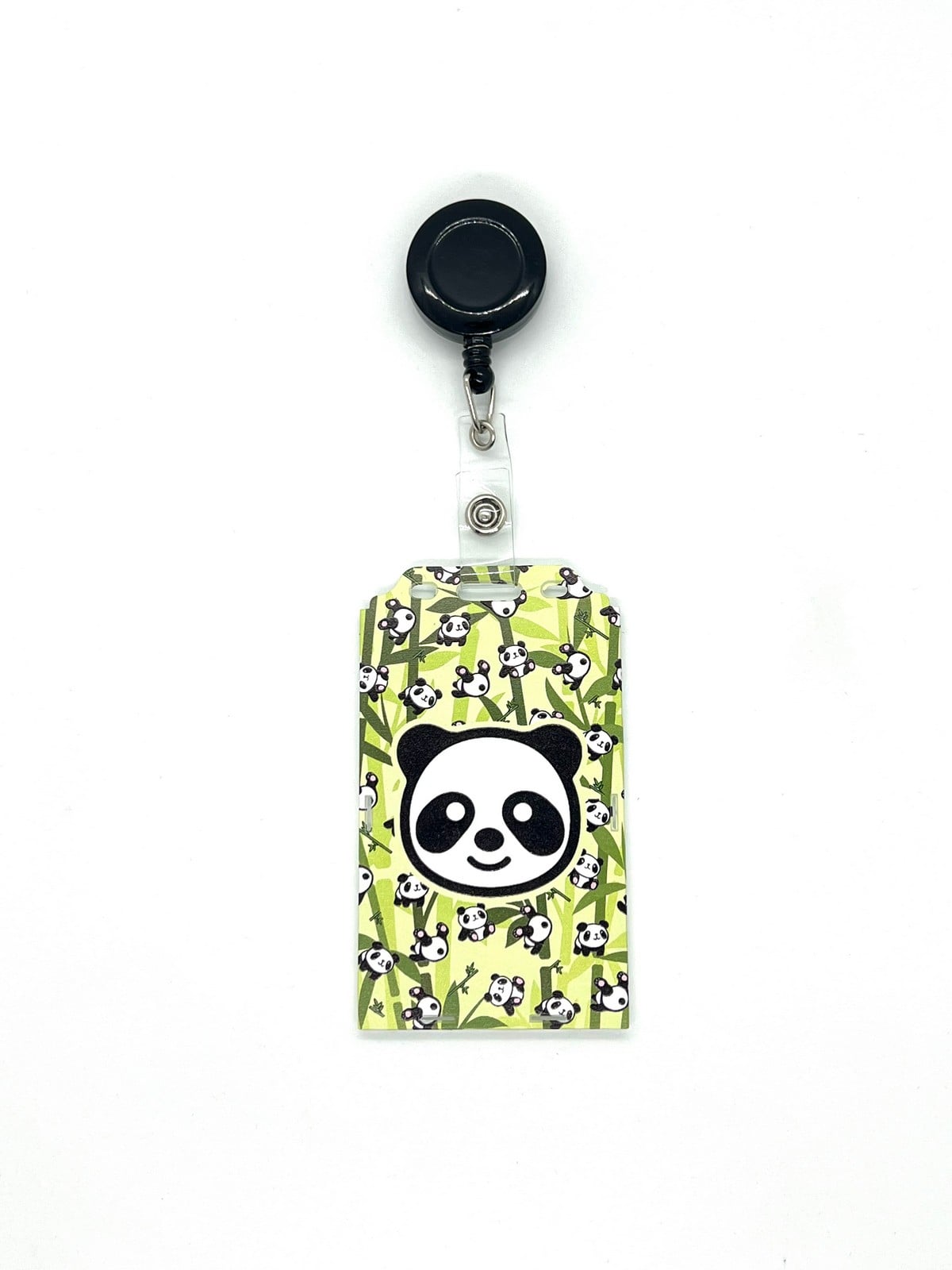 Panda Temalı Dikey Kart Kabı Kart Koruyucu 