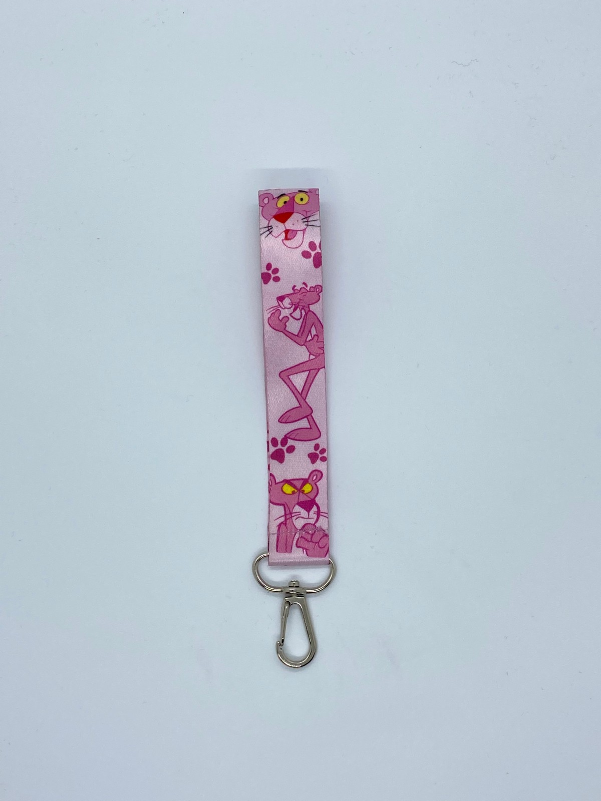 Pembe Panter Temalı Anahtarlık Çanta Süsü 