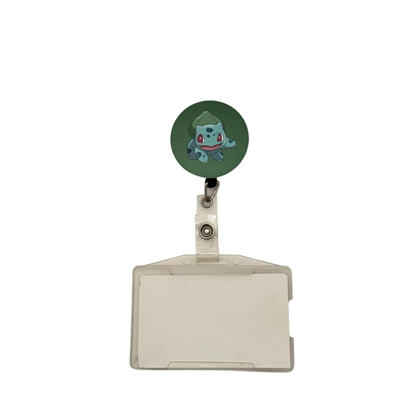 Pokemon Balbazar Temalı Metal Yoyo Kartlık Yoyo Yaka Kartlığı
