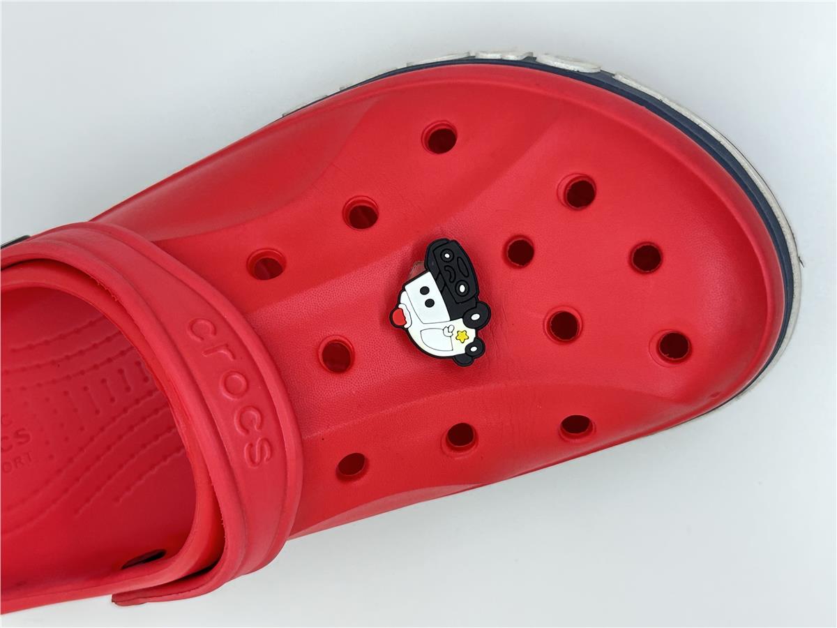 Polis Arabası Temalı Işıklı Jibbitz Crocs Terlik Süsü