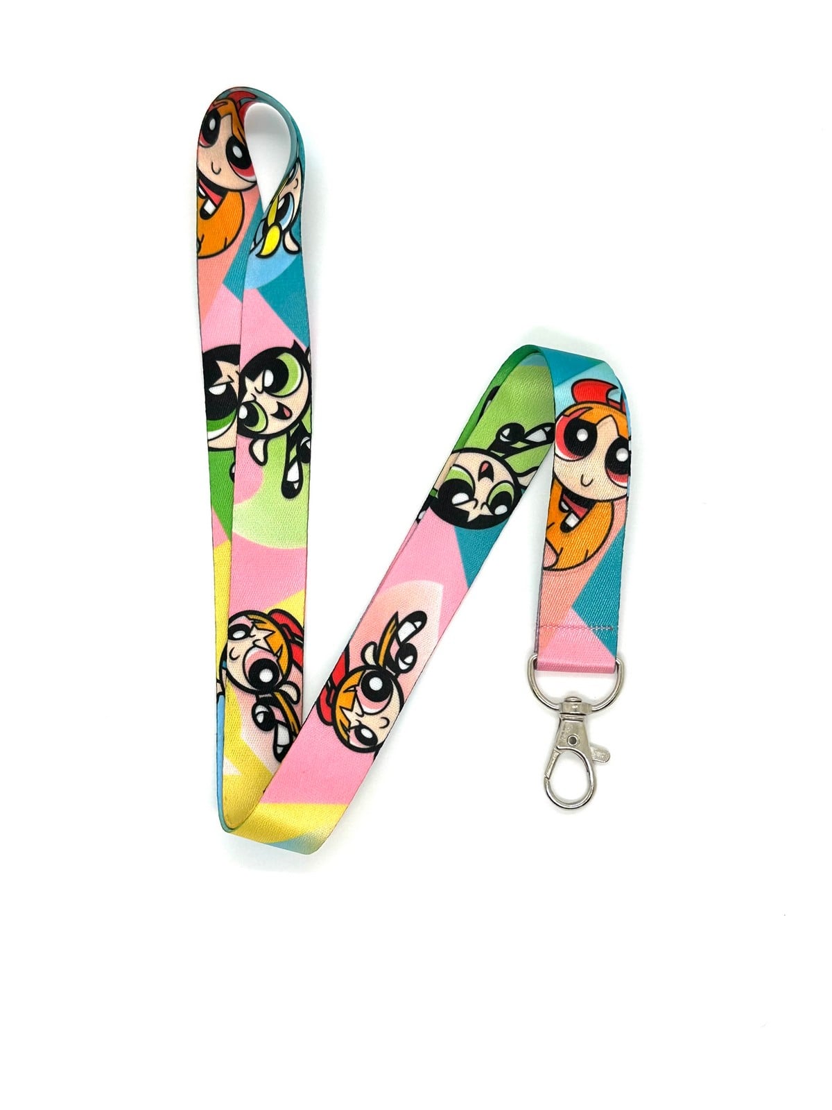 PowerPuff Girls 3 Temalı Boyun İpi Kart Askısı