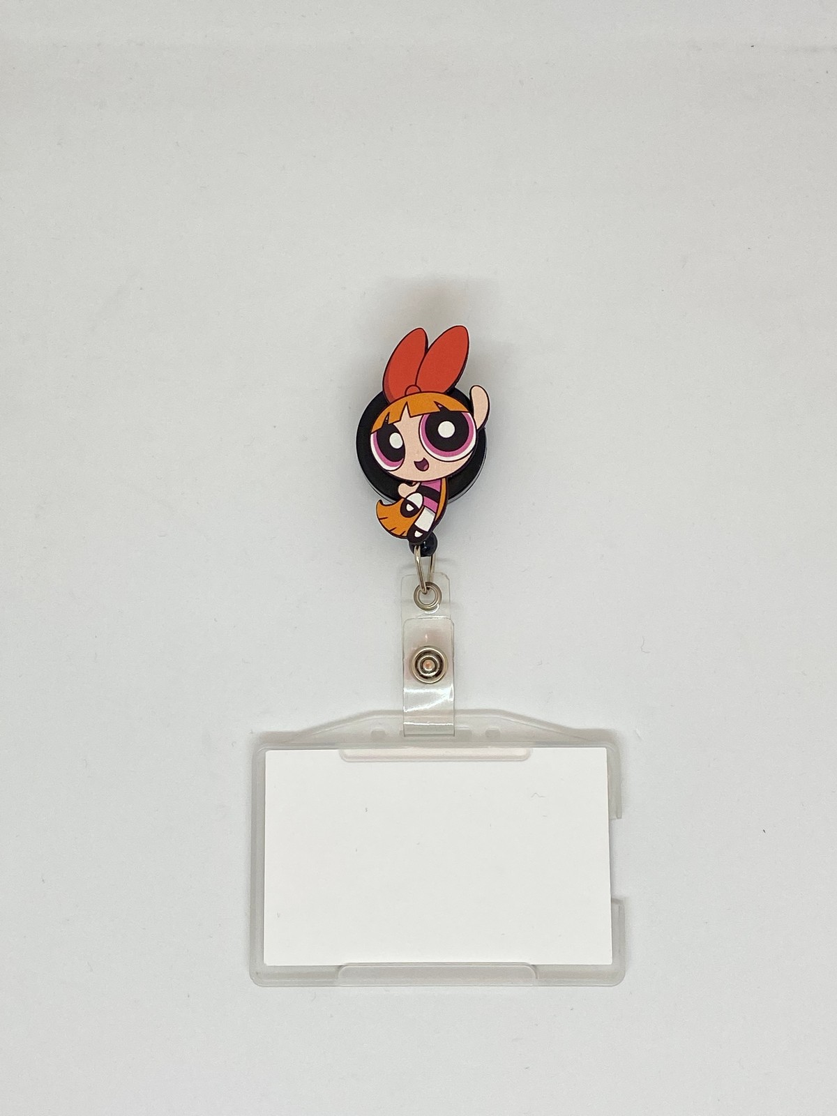 Powerpuff Girls Blossom Temalı Yoyo Kartlık Yoyo Yaka Kartlığı