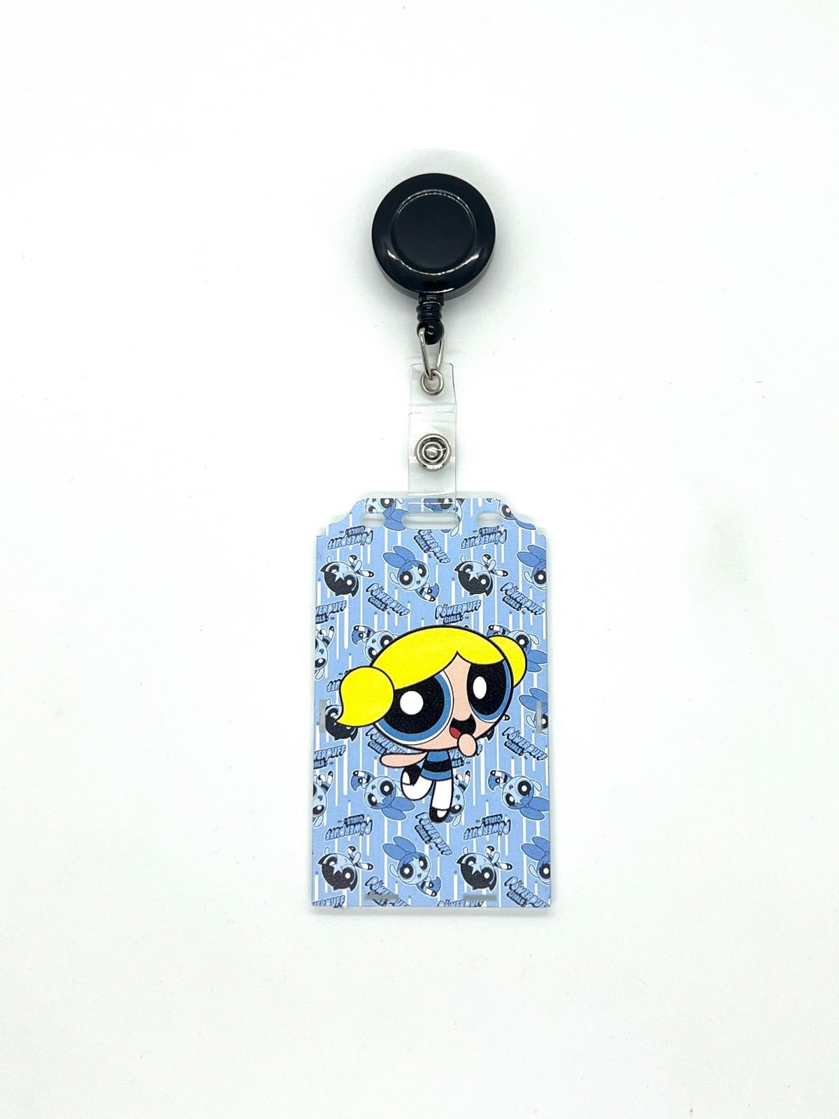 PowerPuff Girls Bubbles Temalı Dikey Kart Kabı Kart Koruyucu 