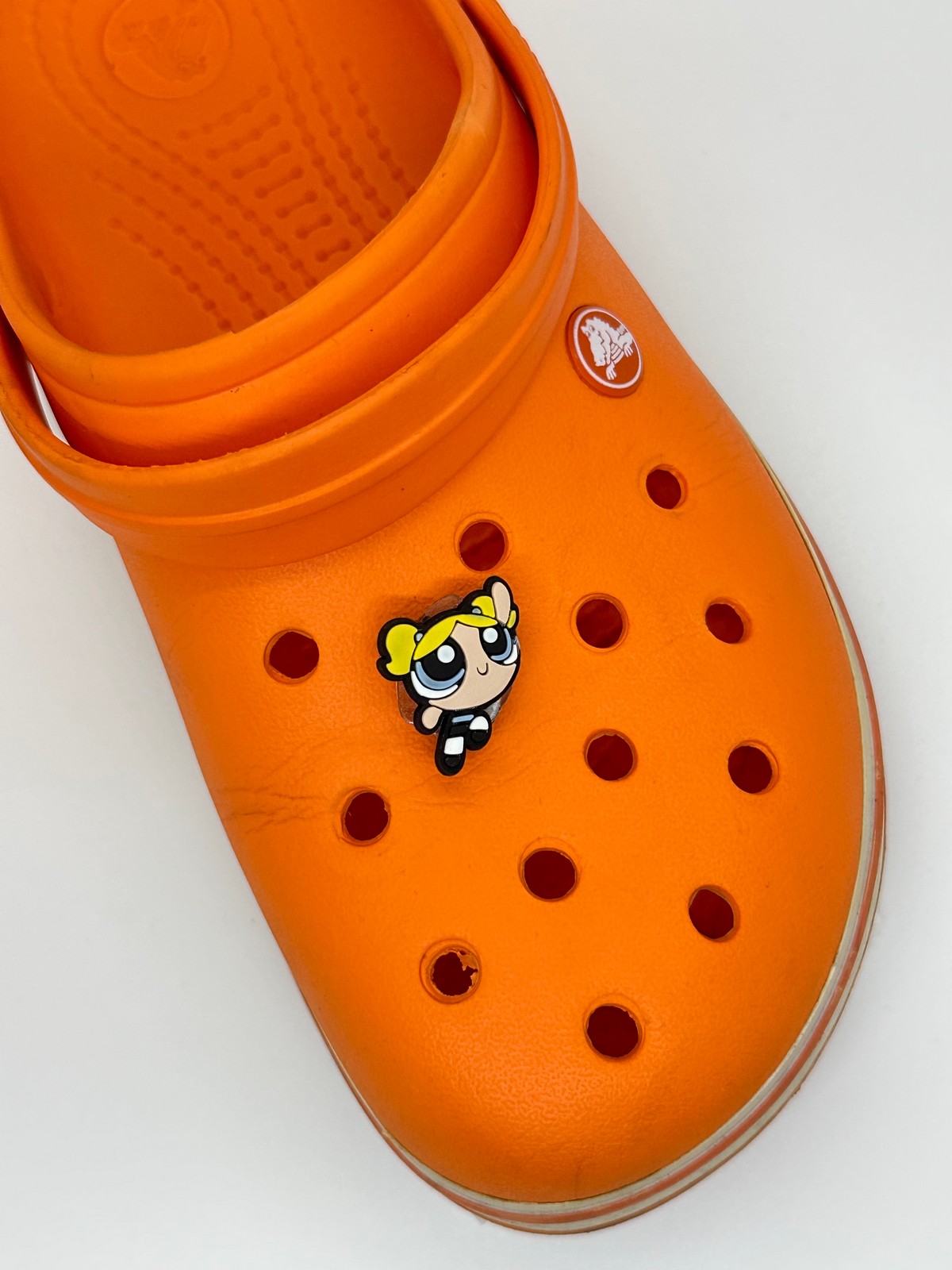 PowerPuff Girls Bubbles Temalı Işıklı Jibbitz Terlik Süsü