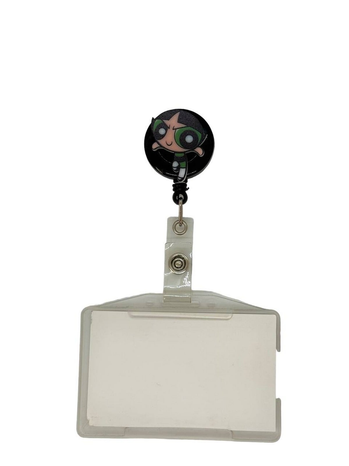 Powerpuff Girls Buttercup Temalı Pleksi Baskılı Yoyo Kartlık Yoyo Yaka Kartlığı