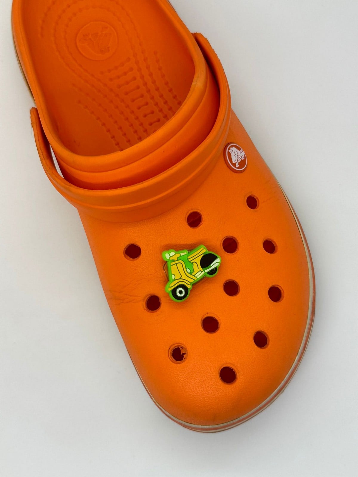 Renkli Motorsiklet Motor Temalı Işıklı Jibbitz Crocs Terlik Süsü