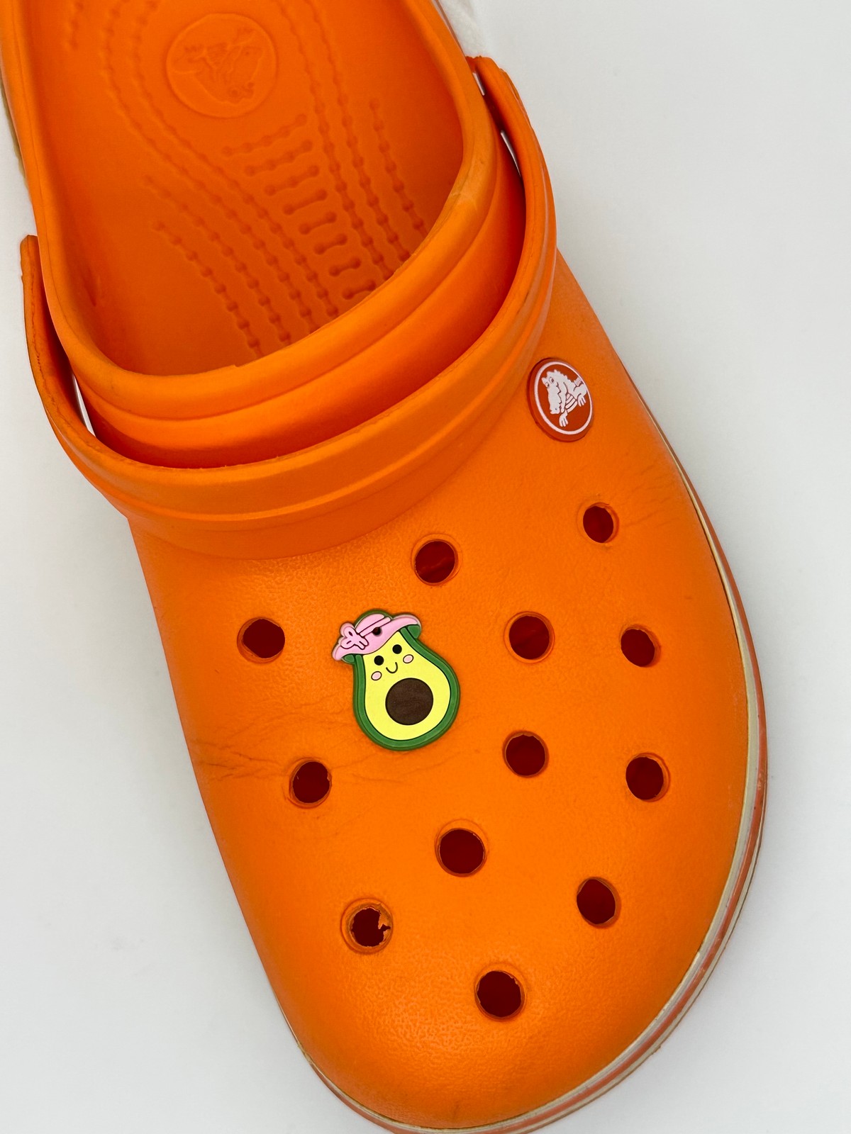 Şapkalı Sempatik Avokado Temalı Temalı Jibbitz Crocs Terlik Süsü 
